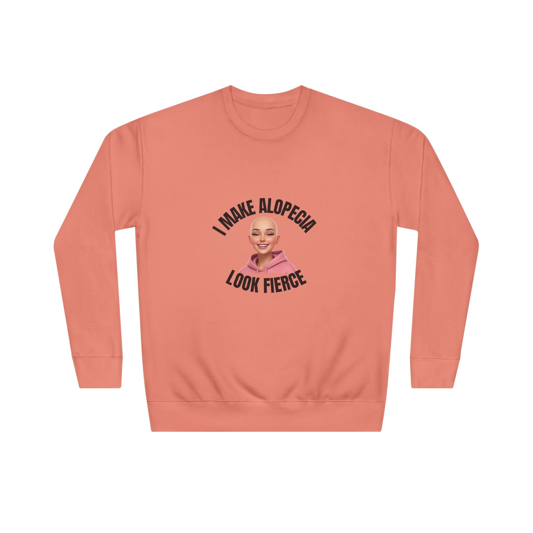 Fierce Alopecia Sweatshirt for Confidence