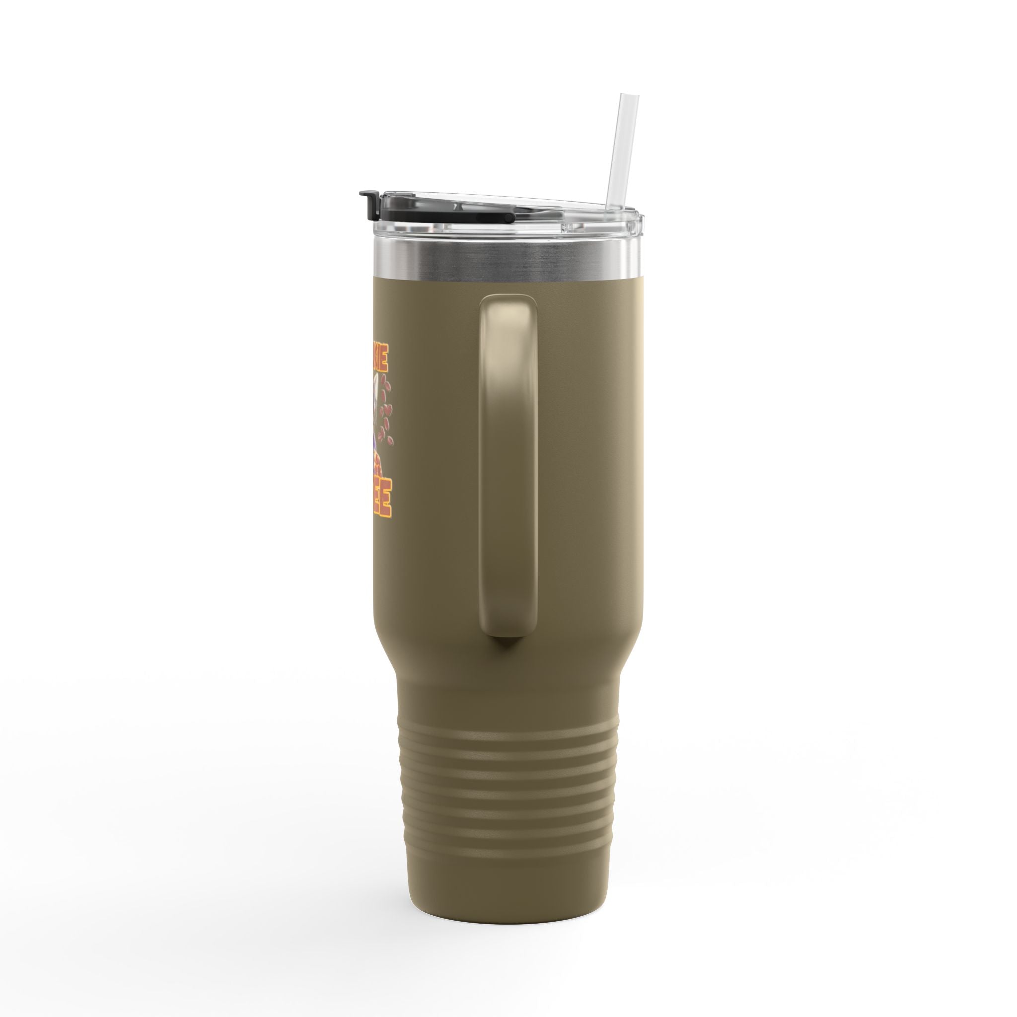 No Talkie Before Coffee-Funny Insulated Travel Mug, 40oz -