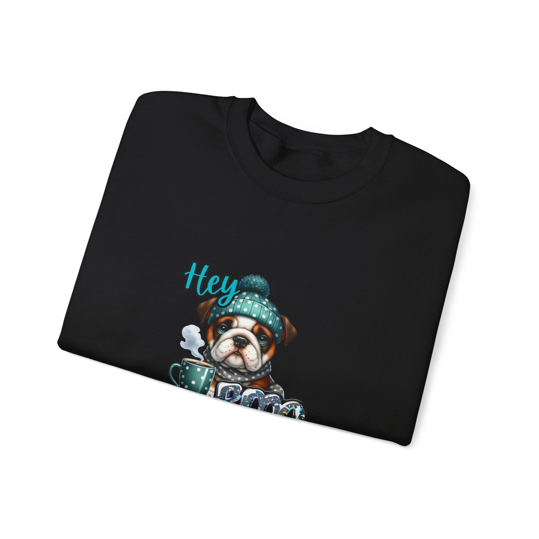 HEY Boo- Halloween -Cozy Dog Lover Sweatshirt