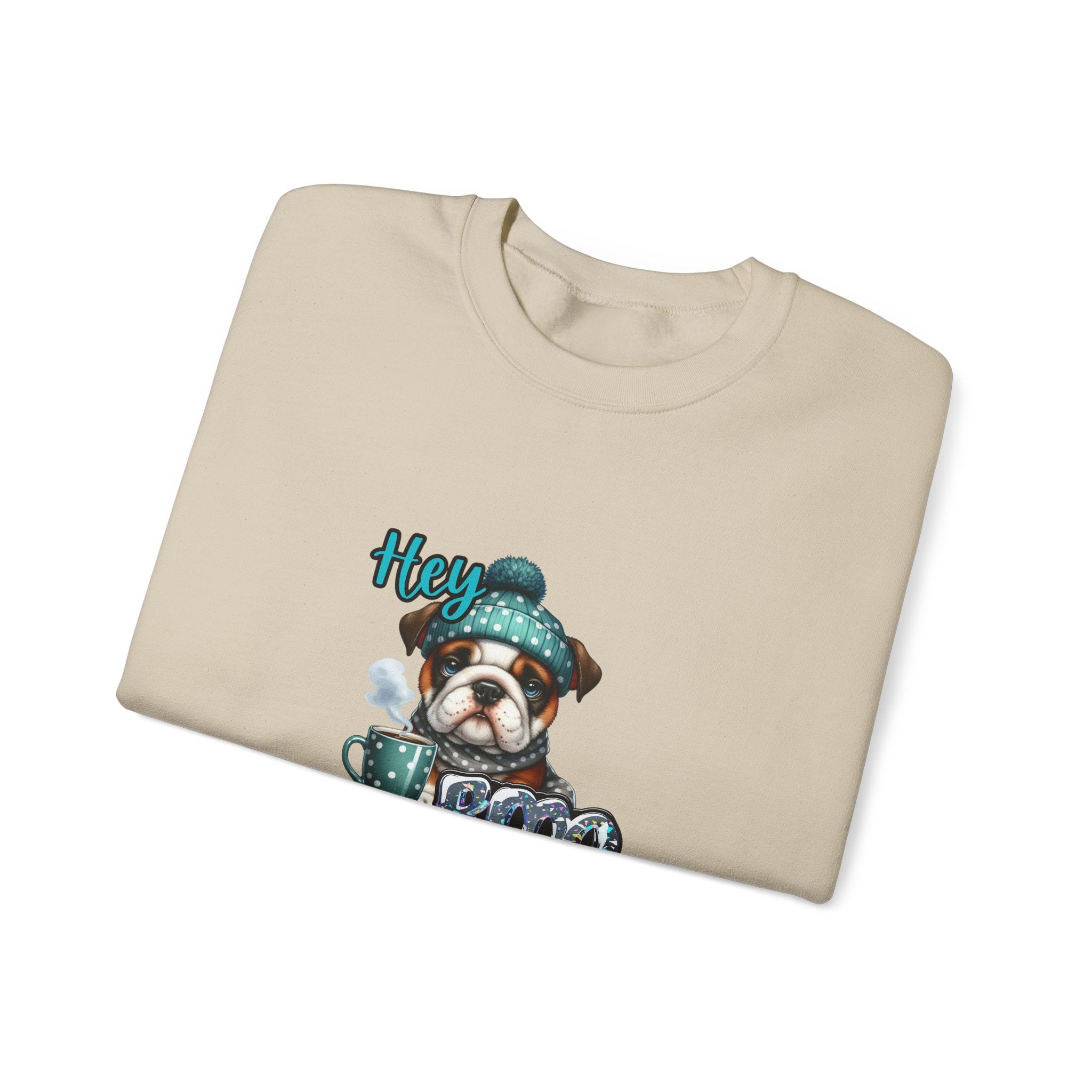 HEY Boo- Halloween -Cozy Dog Lover Sweatshirt