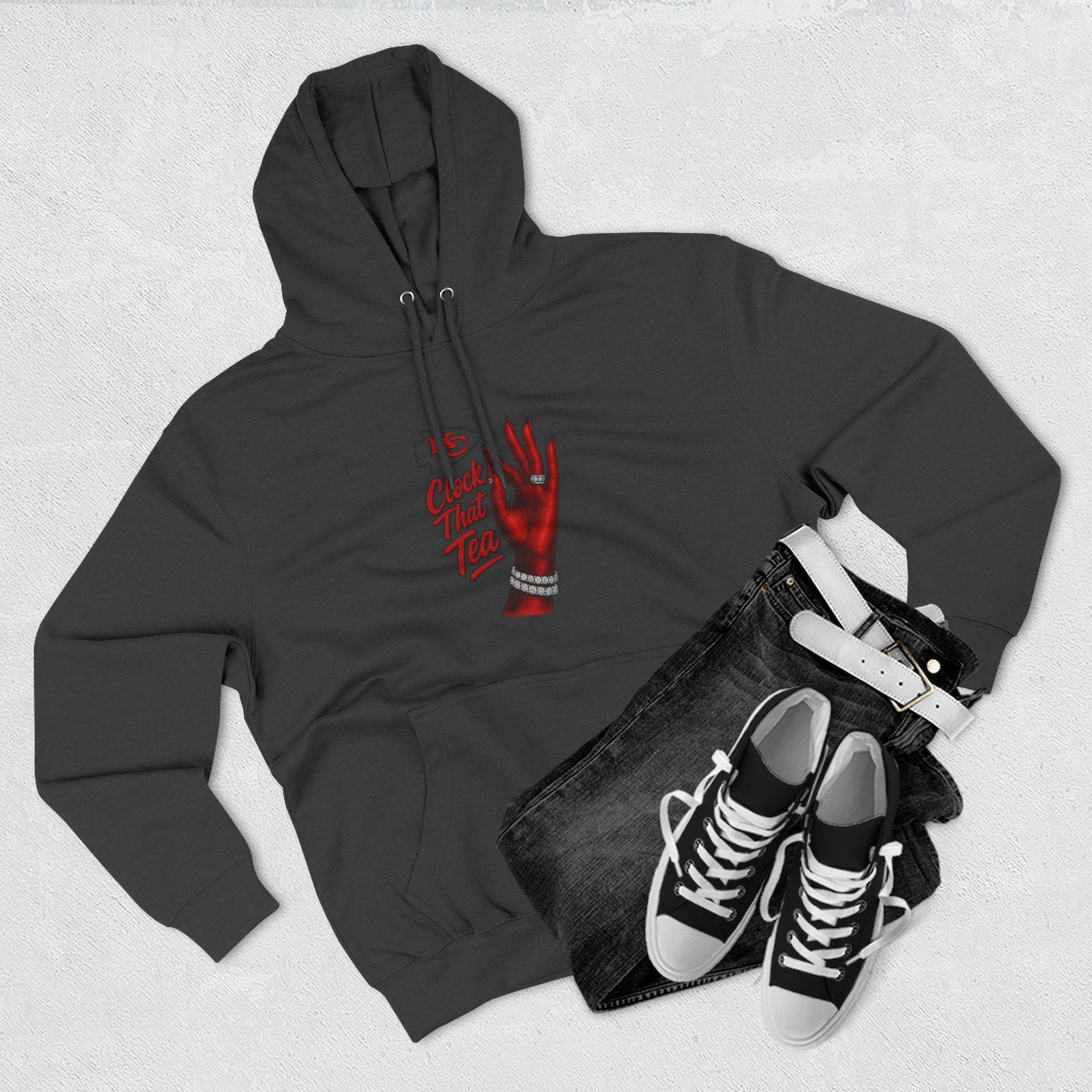Clock That Tea Kansas City Chief -Fleece Hoodie