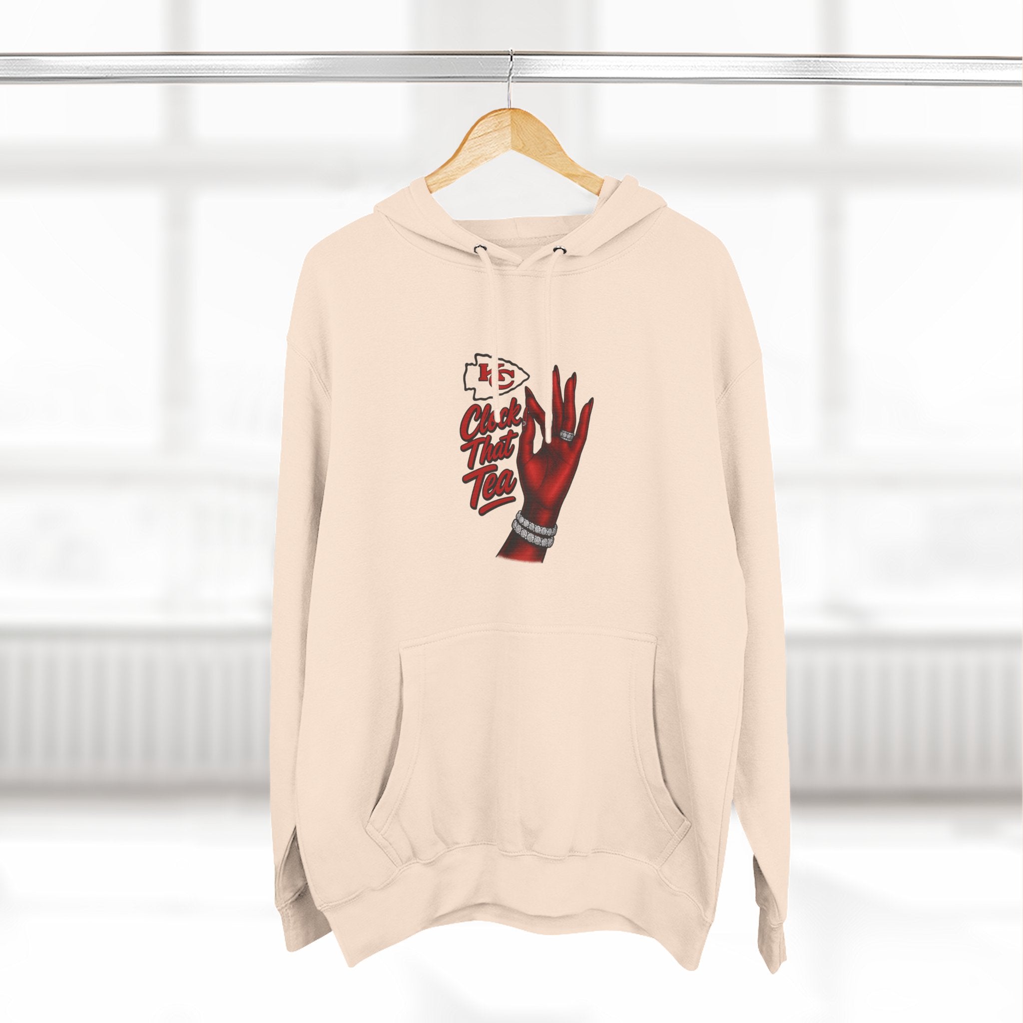 Clock That Tea Kansas City Chief -Fleece Hoodie
