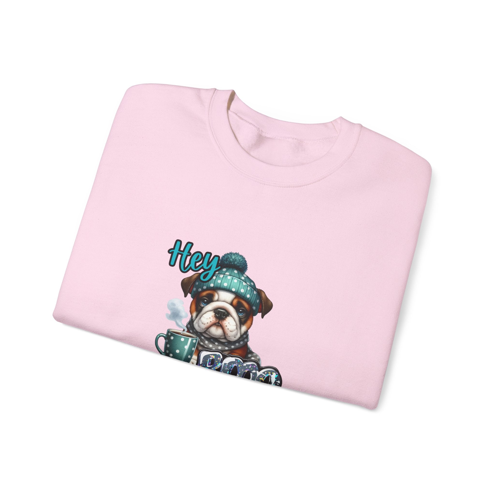 HEY Boo- Halloween -Cozy Dog Lover Sweatshirt