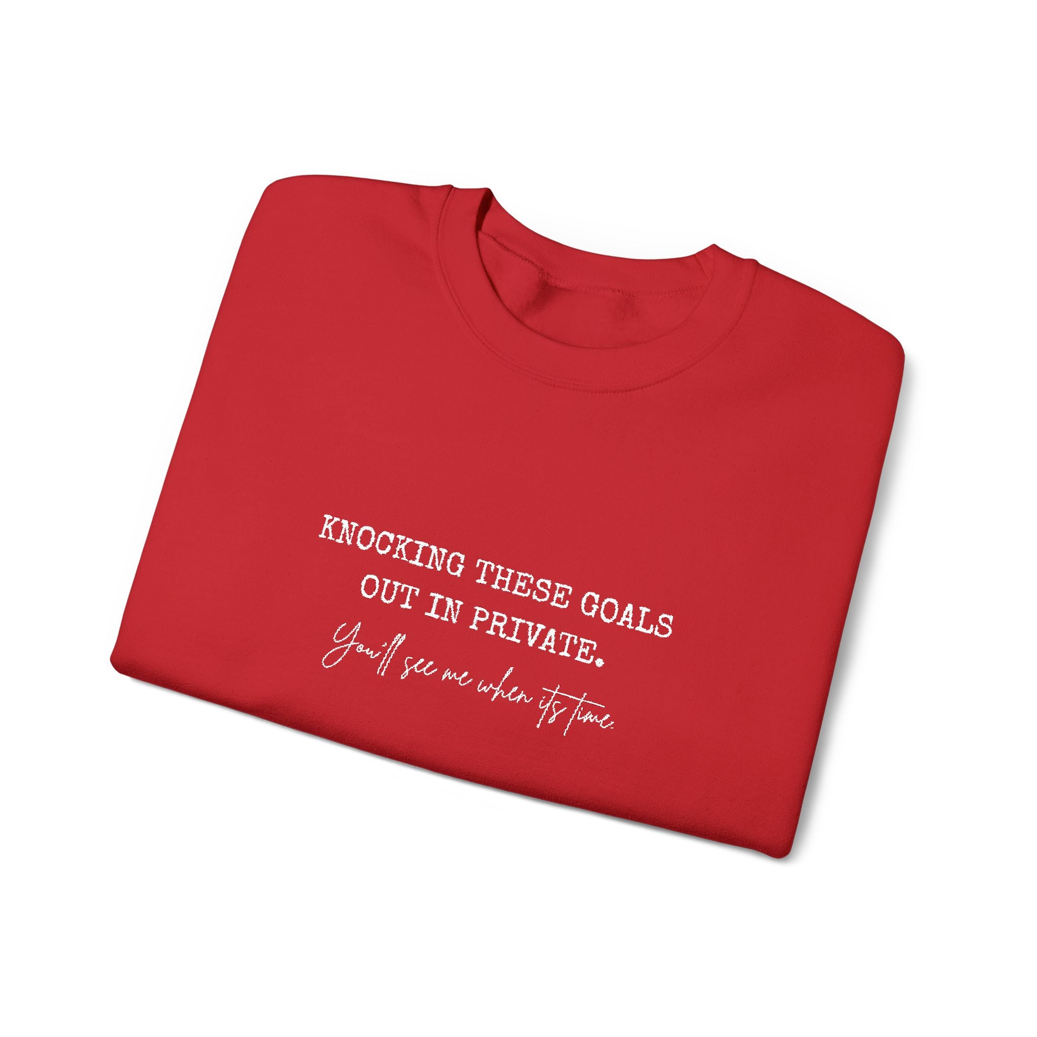 Knocking Goals Out- Crewneck Sweatshirt