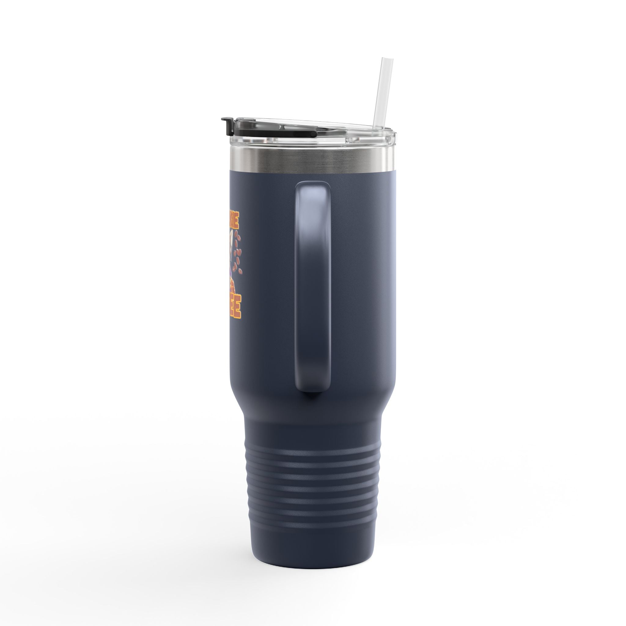 No Talkie Before Coffee-Funny Insulated Travel Mug, 40oz -