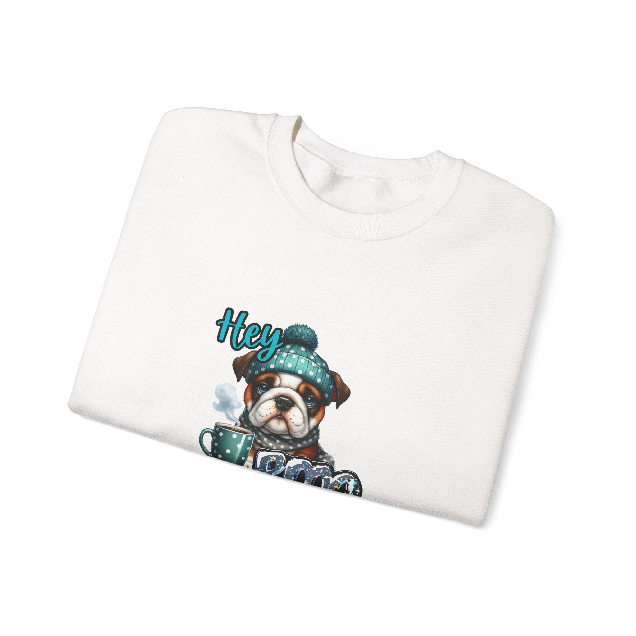 HEY Boo- Halloween -Cozy Dog Lover Sweatshirt