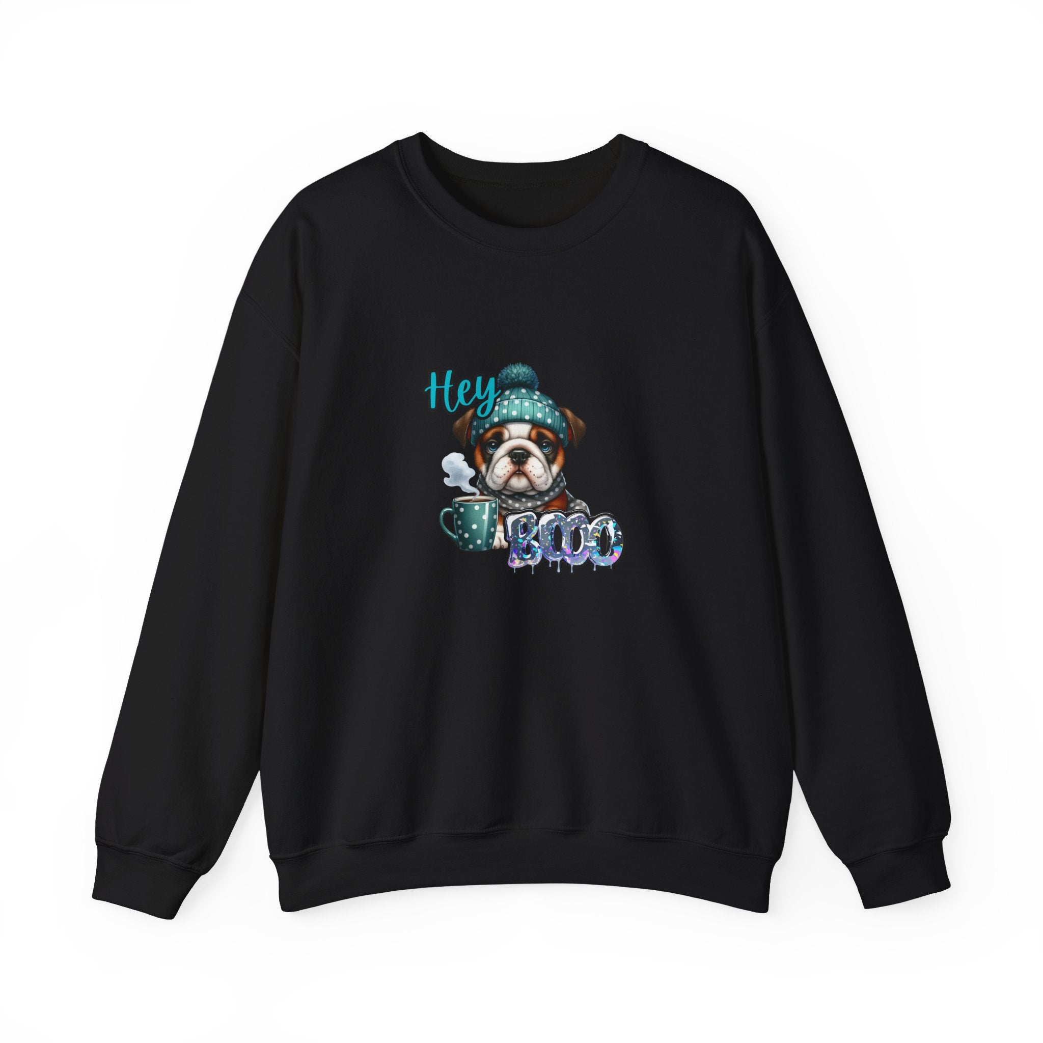 HEY Boo- Halloween -Cozy Dog Lover Sweatshirt