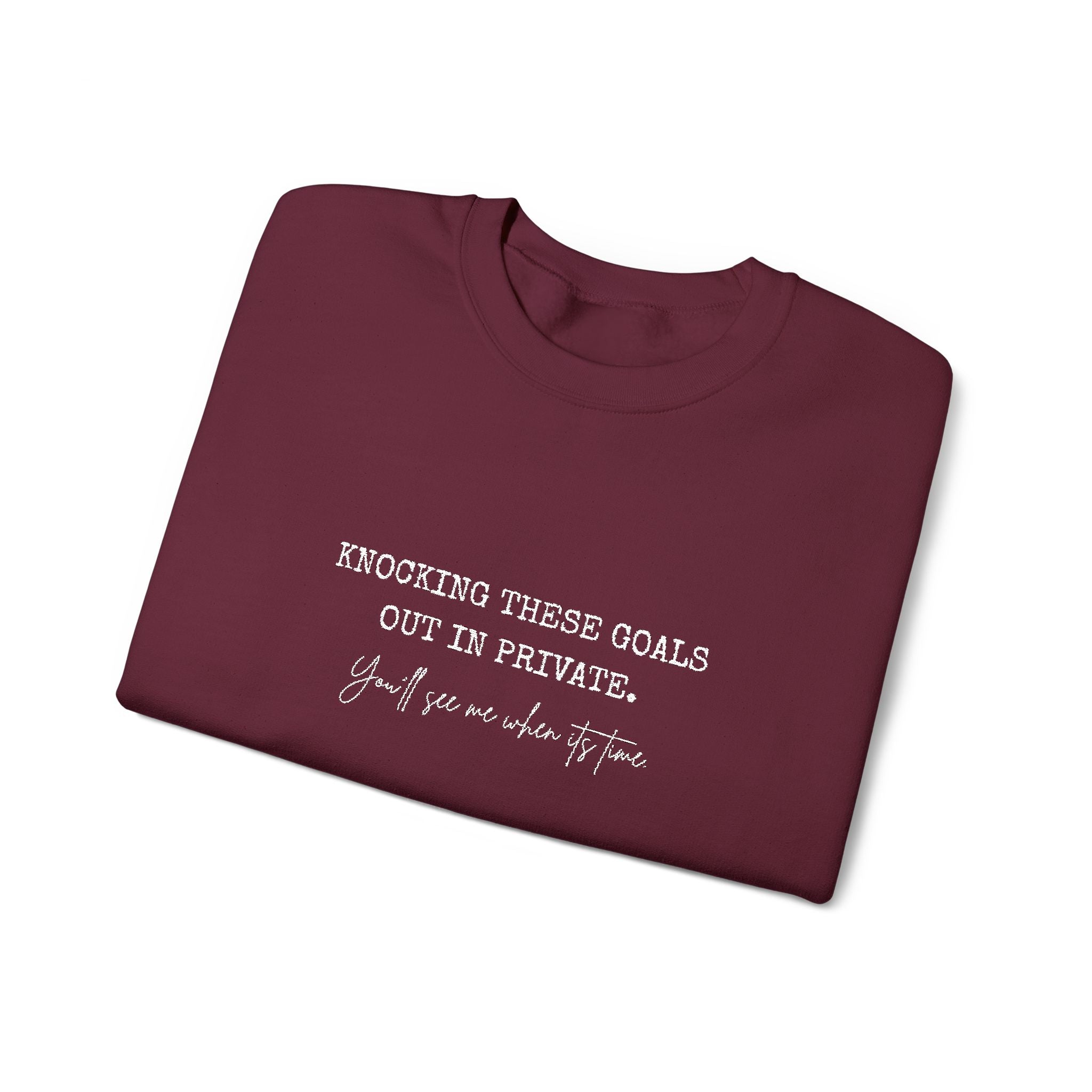 Knocking Goals Out- Crewneck Sweatshirt