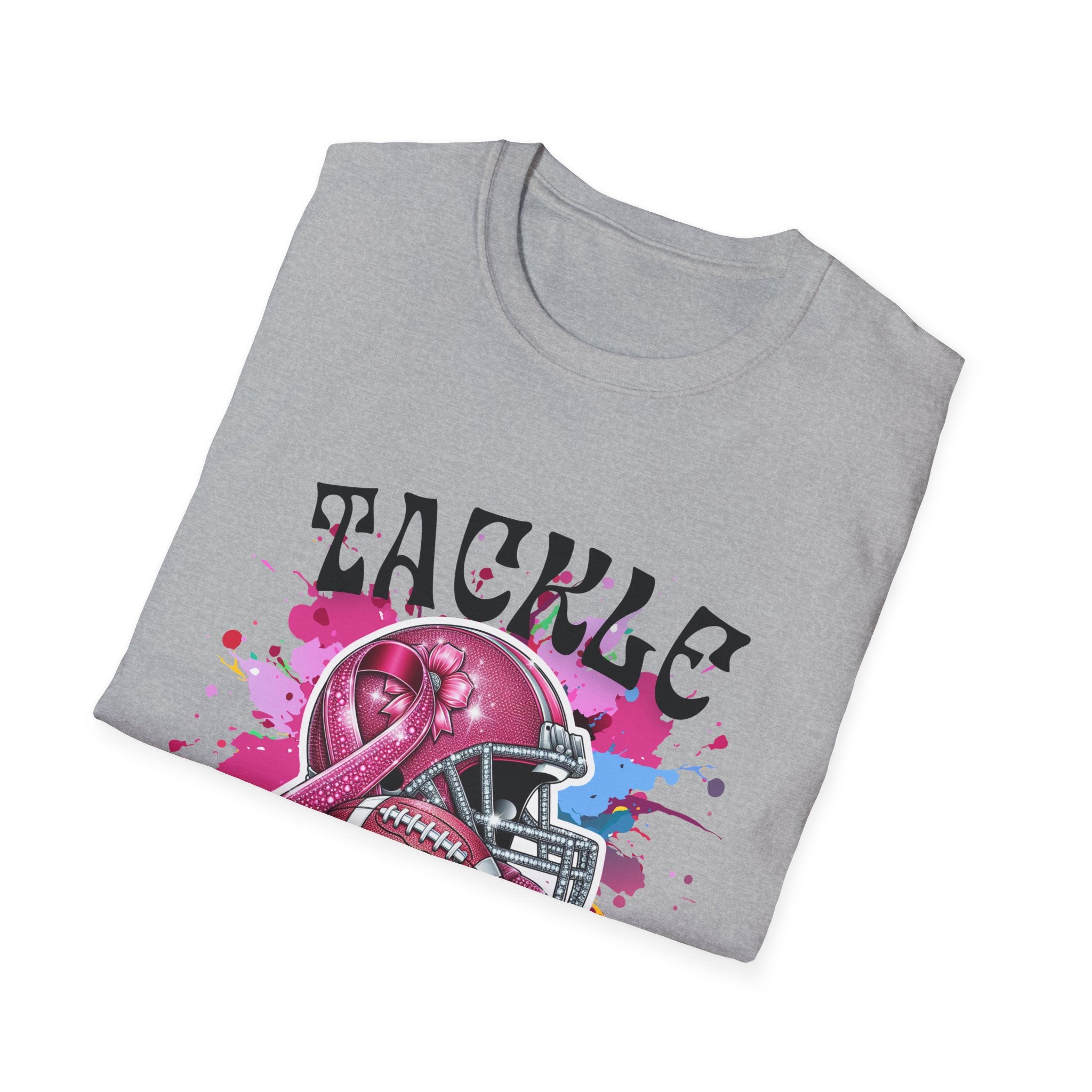 Tackle Breast Cancer T-shirt Support Breast Cancer