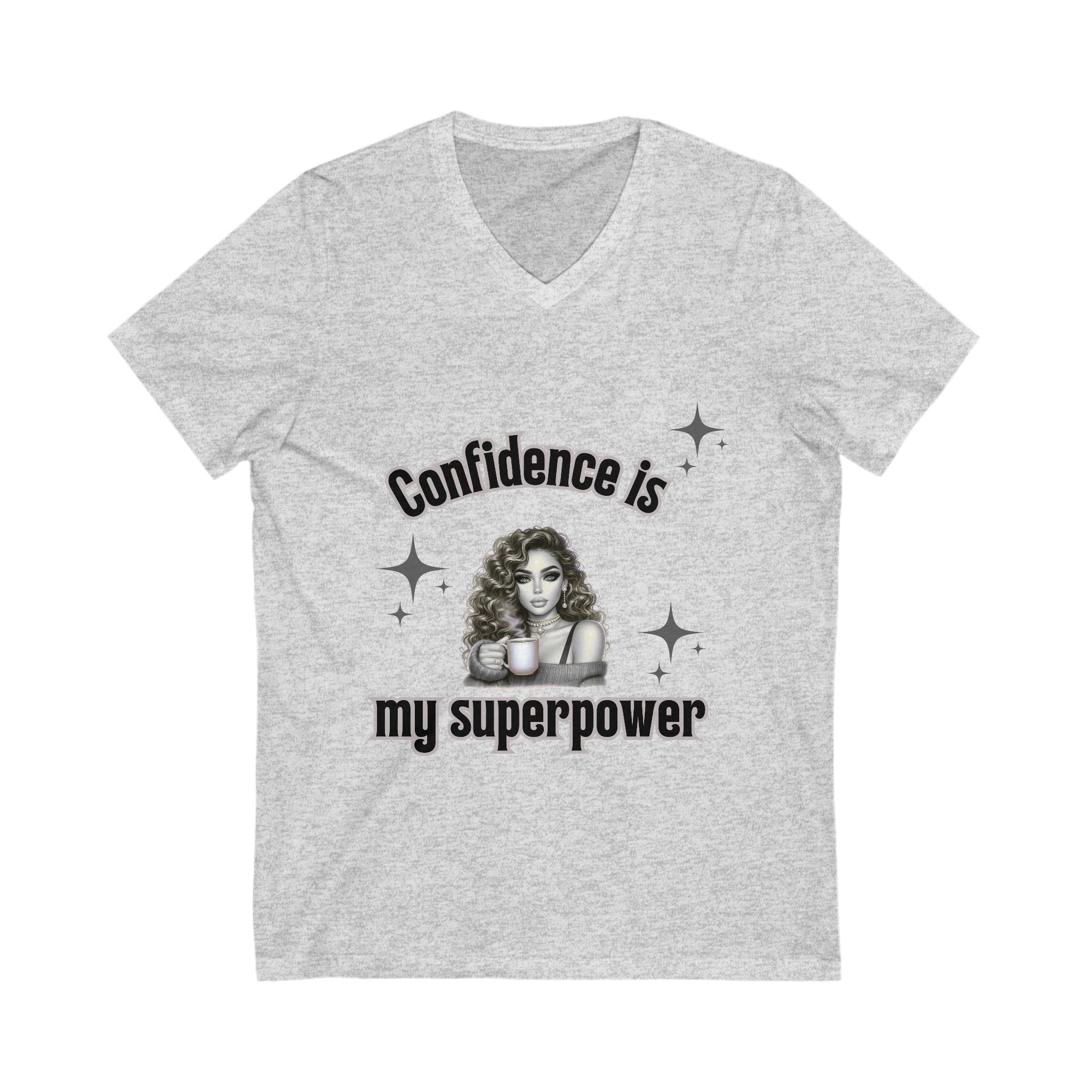 Confidence Is My Superpower V-Neck Tee
