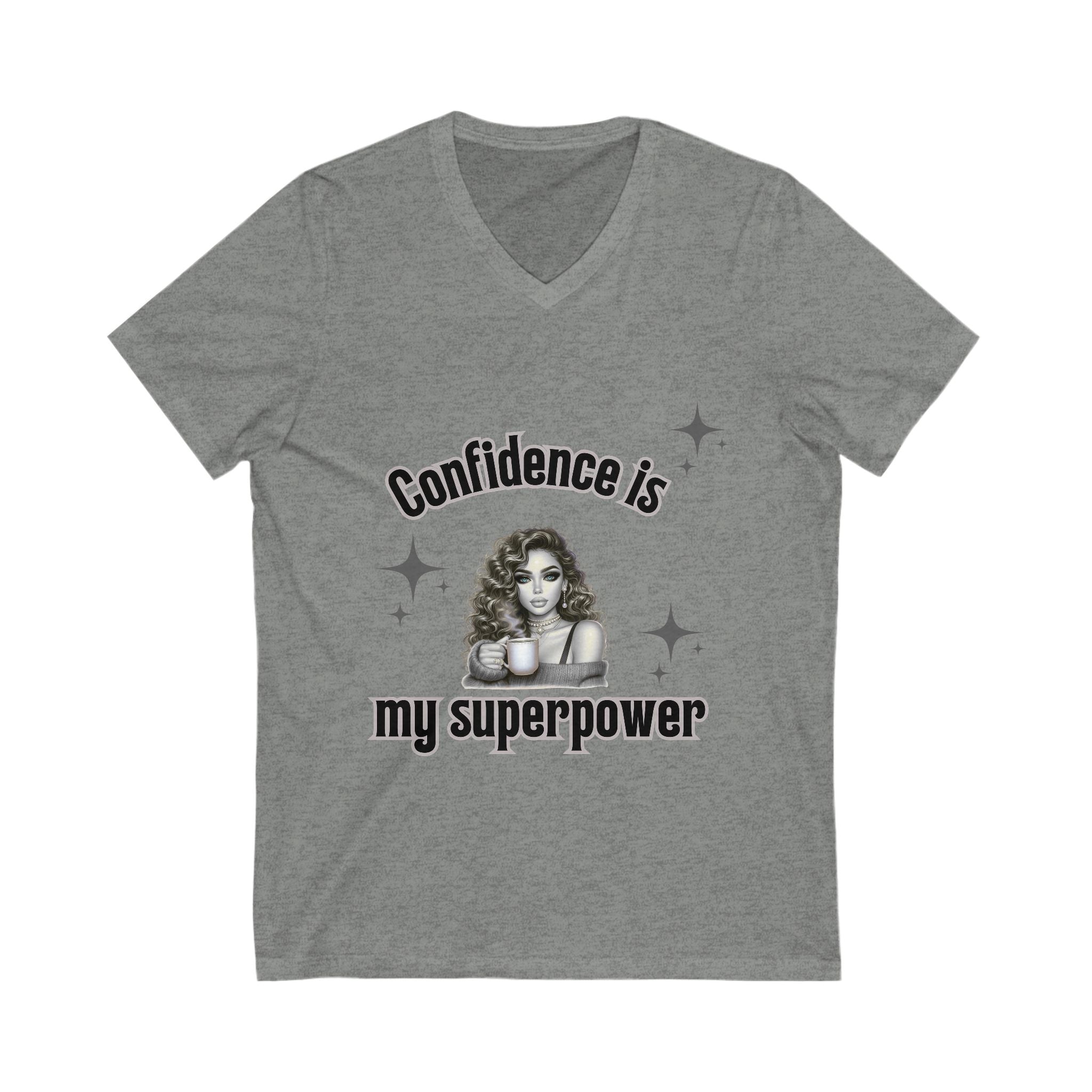 Confidence Is My Superpower V-Neck Tee
