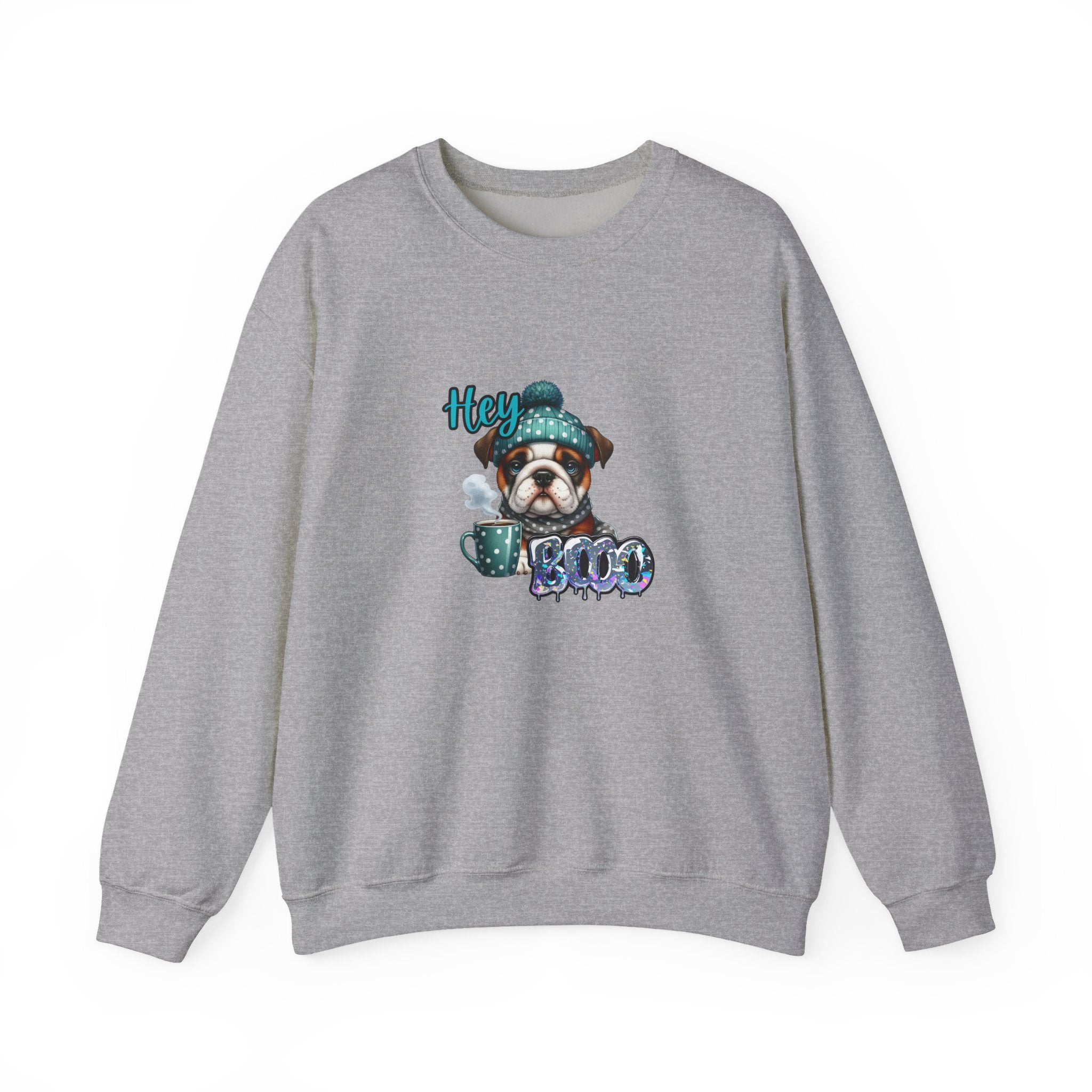 HEY Boo- Halloween -Cozy Dog Lover Sweatshirt