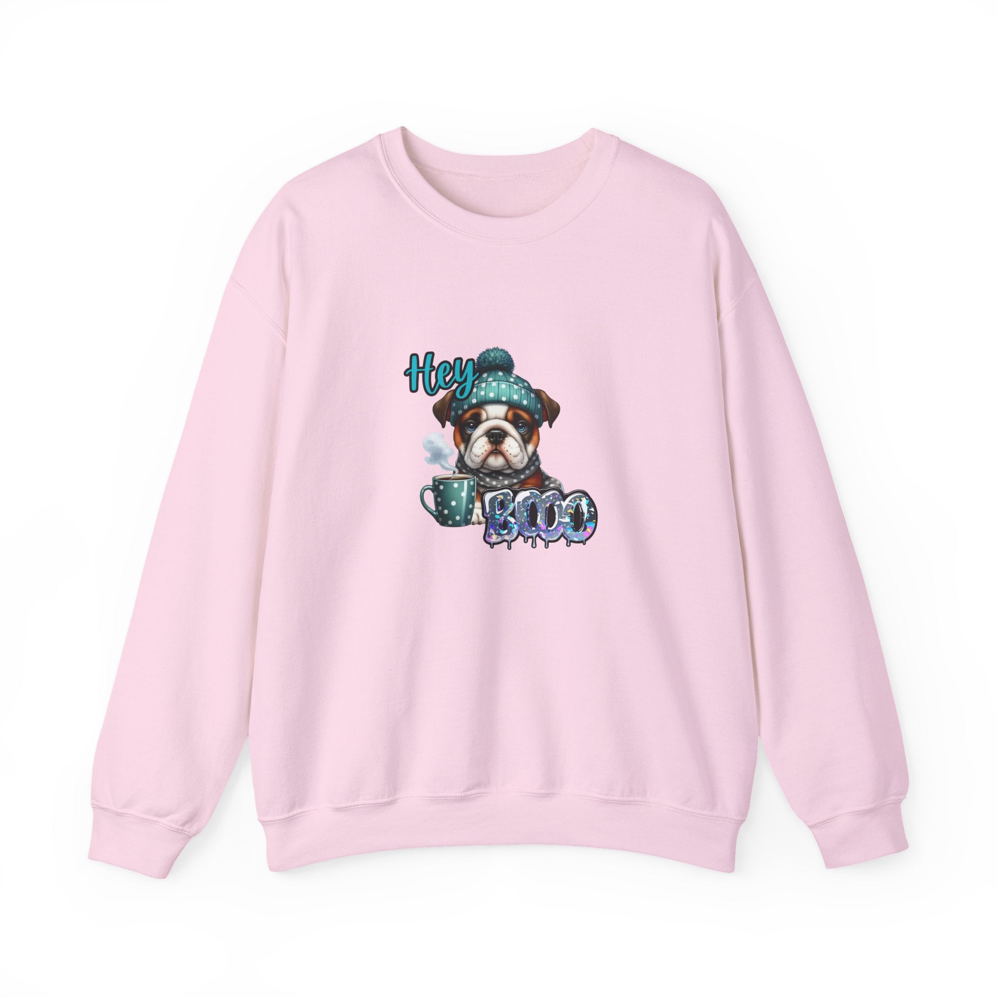HEY Boo- Halloween -Cozy Dog Lover Sweatshirt