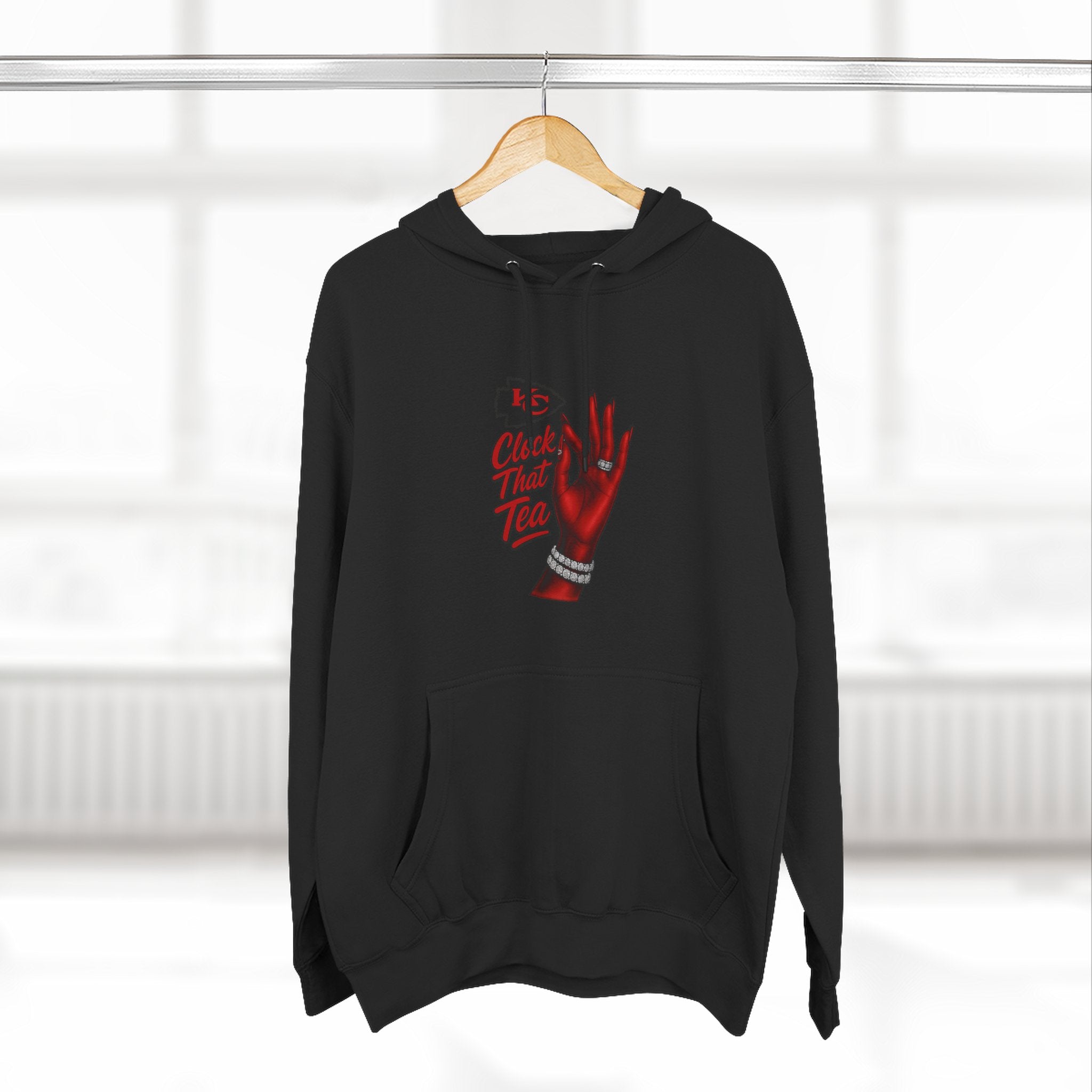 Clock That Tea Kansas City Chief -Fleece Hoodie