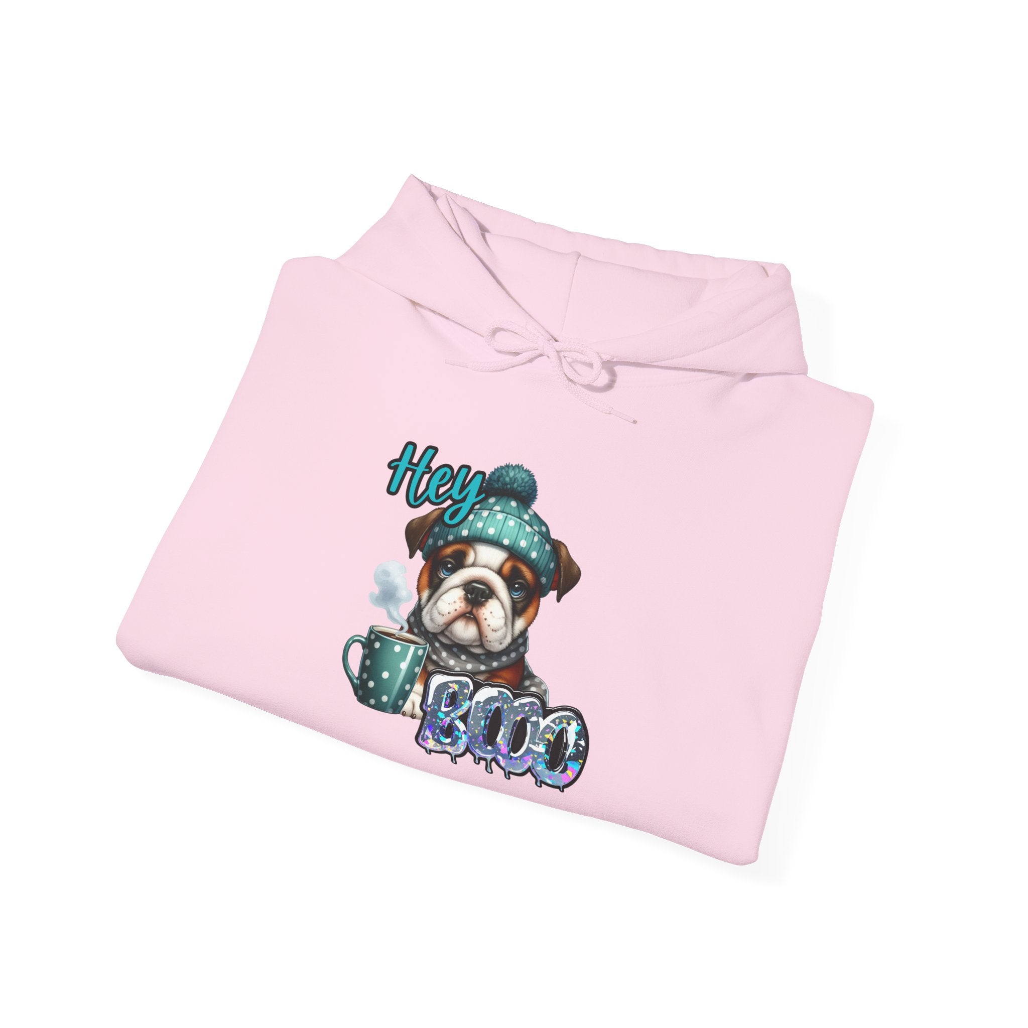 HEY BOO - Halloween Cute Dog Graphic Hoodie