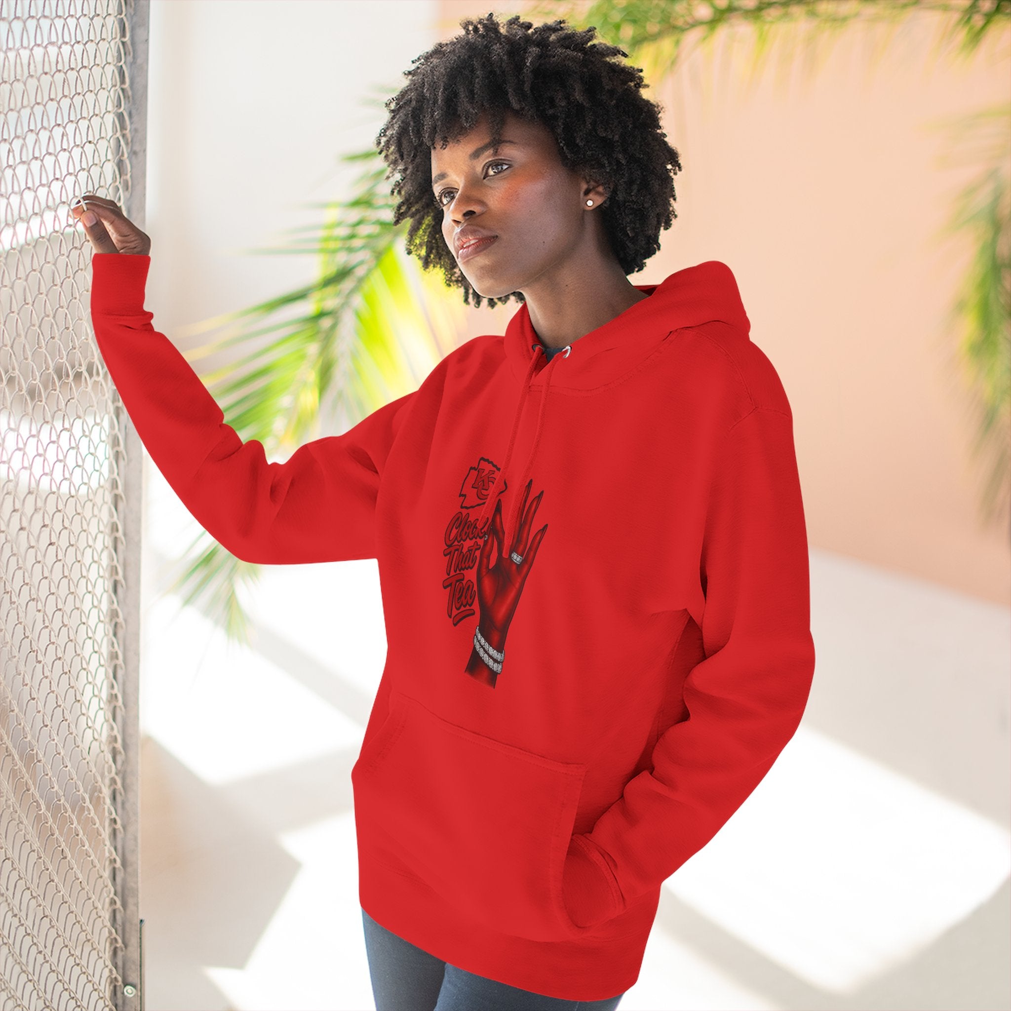 Clock That Tea Kansas City Chief -Fleece Hoodie