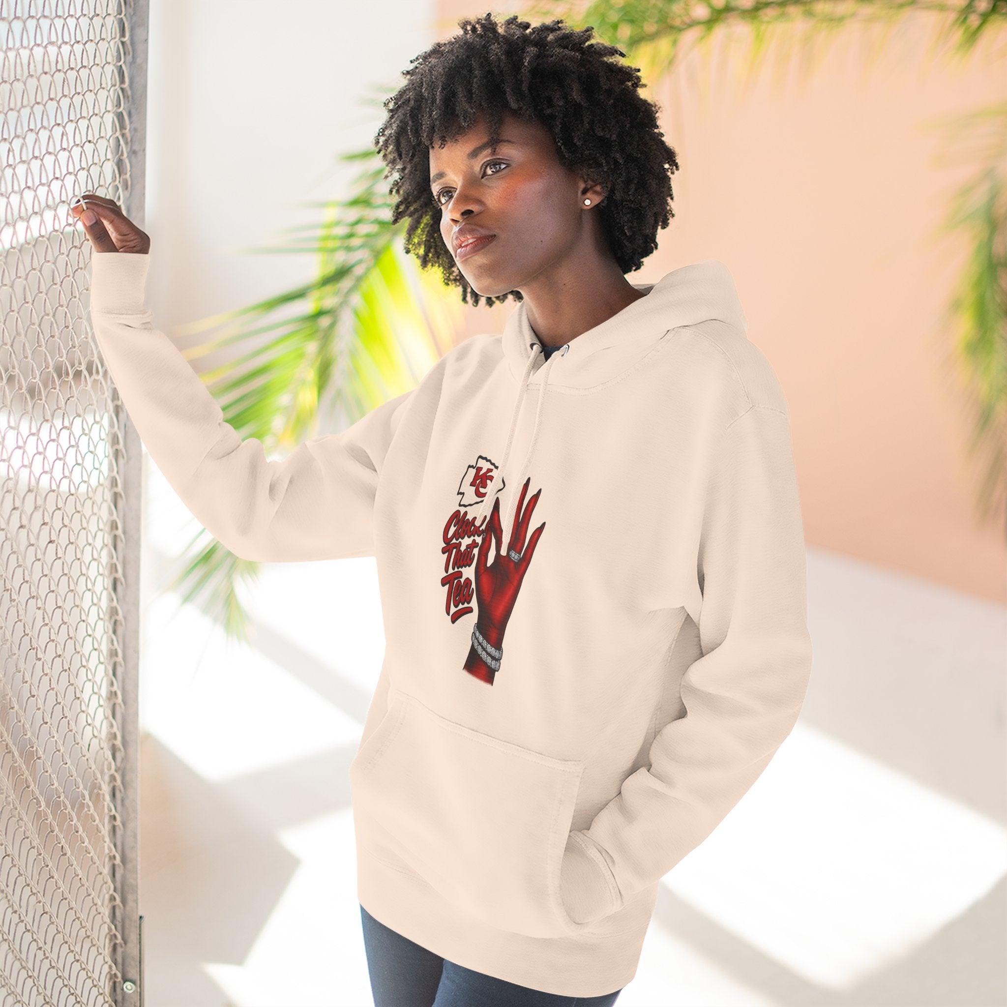 Clock That Tea Kansas City Chief -Fleece Hoodie