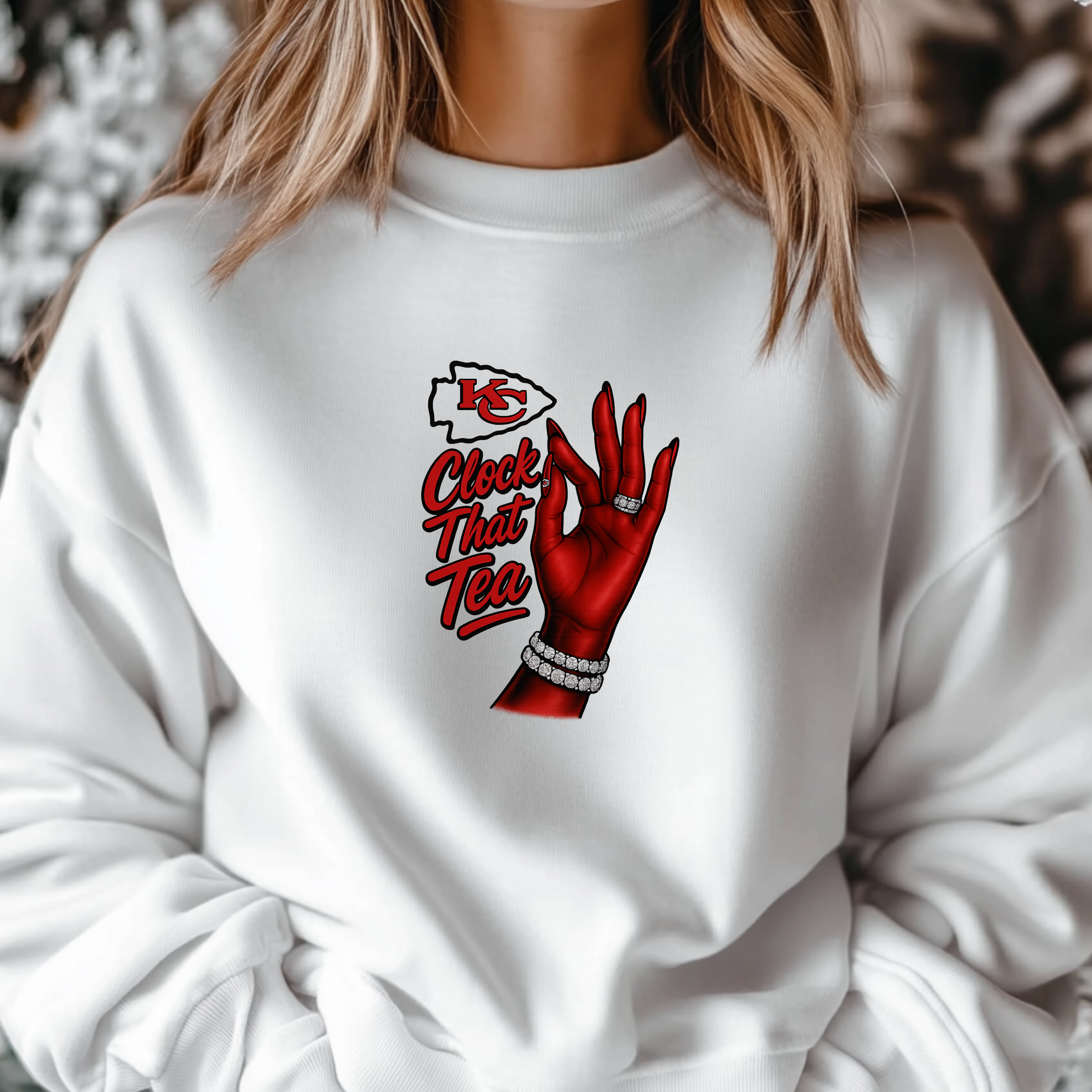 Clock That Tea Kansas City Chiefs Sweatshirt