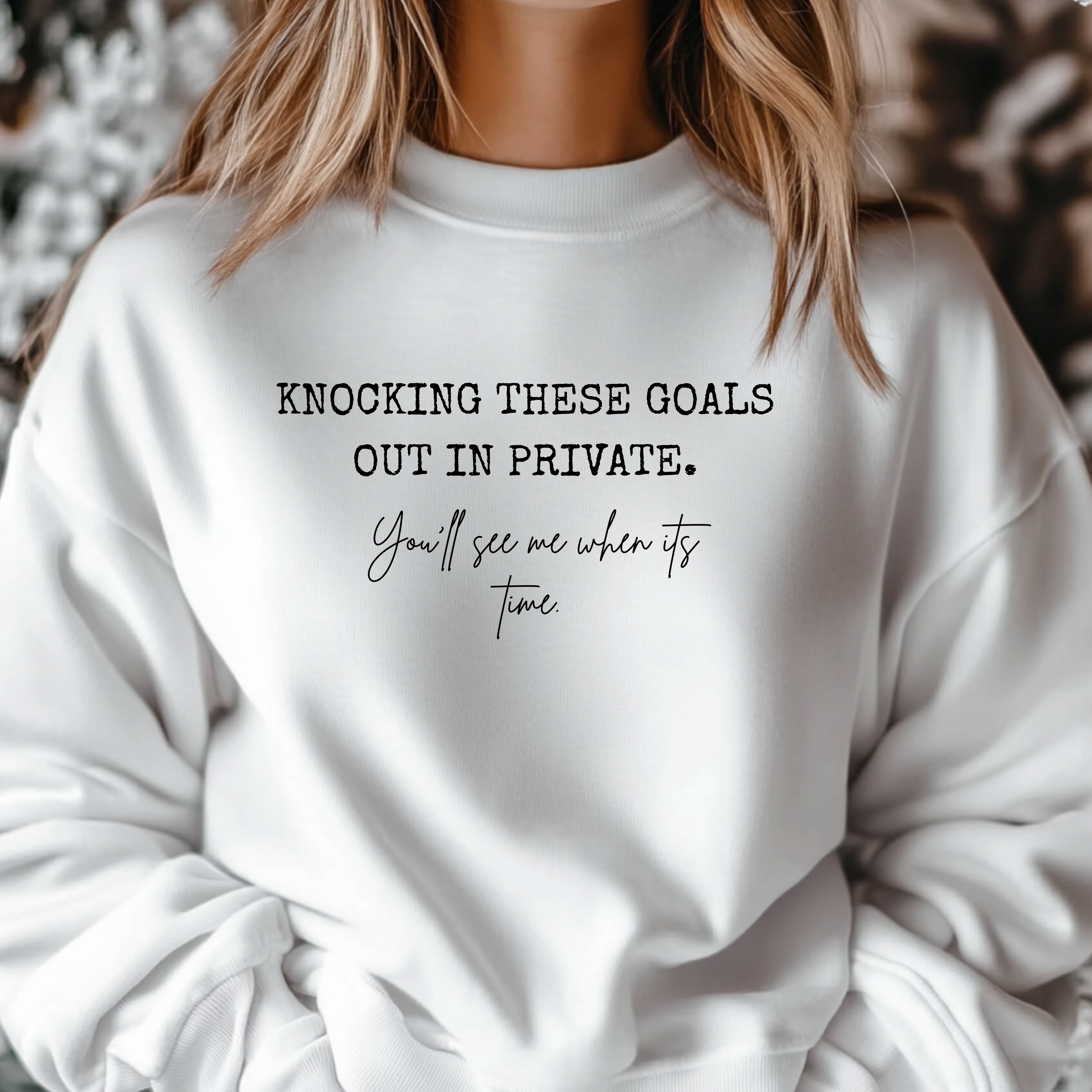 Knocking Goals Out Sweatshirt