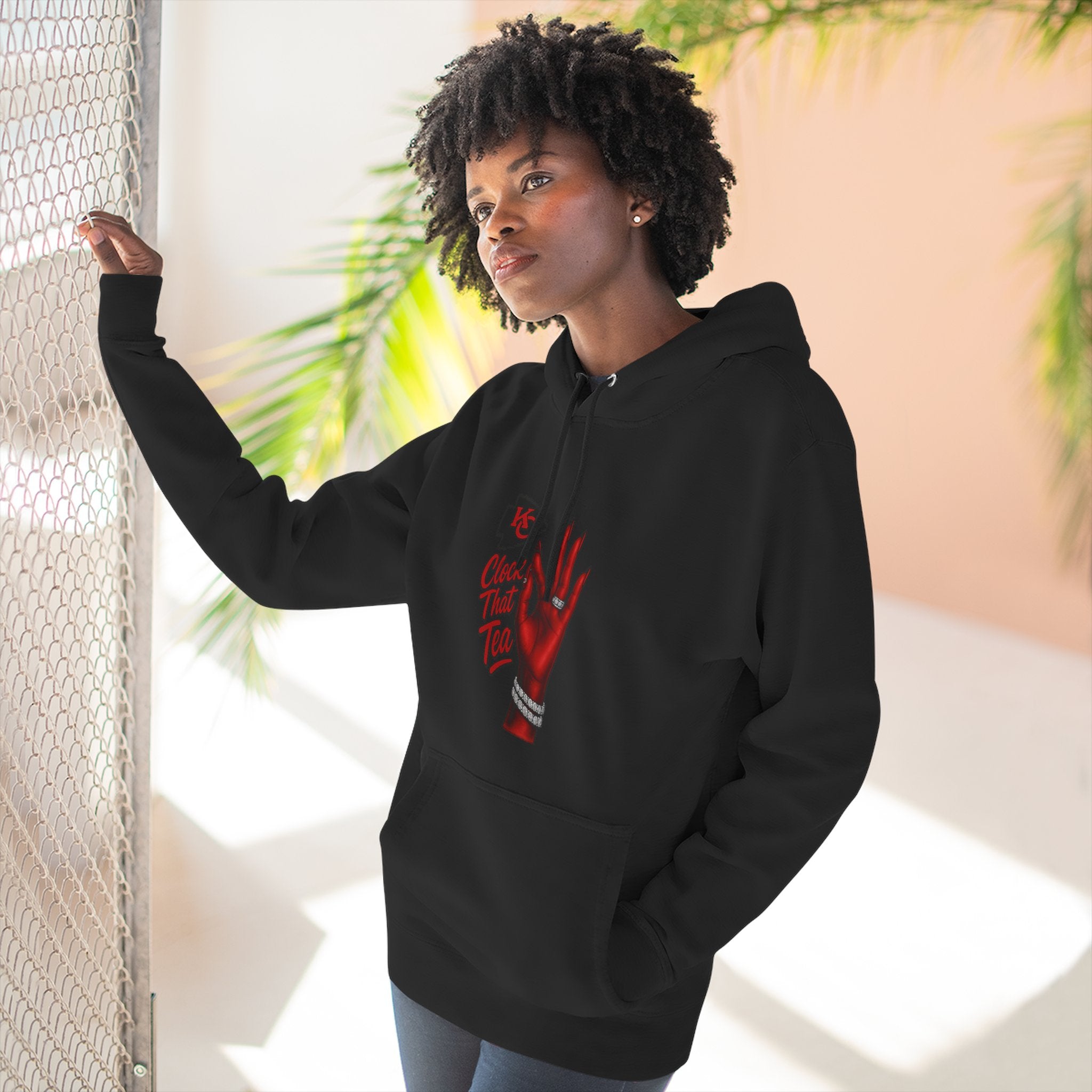 Clock That Tea Kansas City Chief -Fleece Hoodie