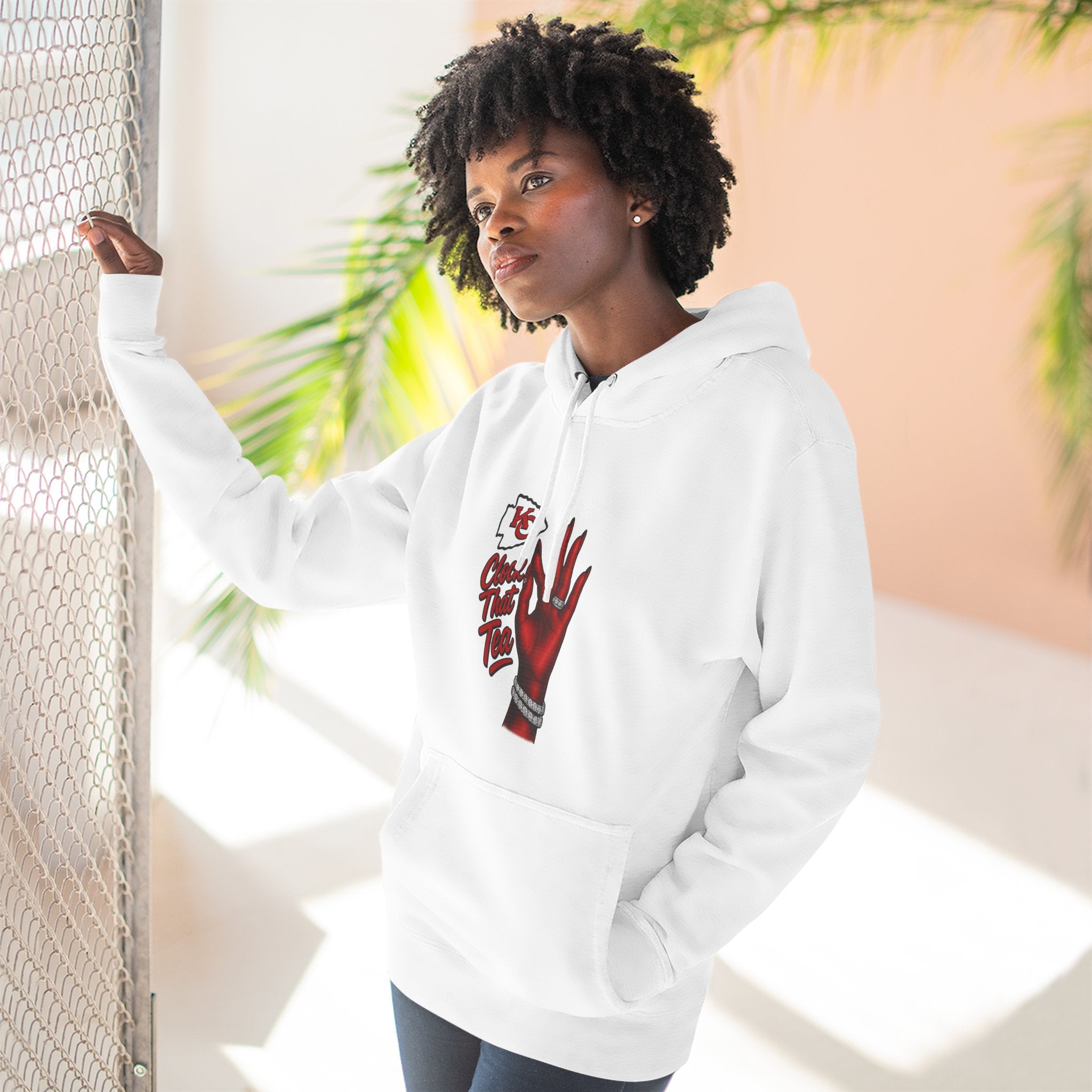 Clock That Tea Kansas City Chief -Fleece Hoodie