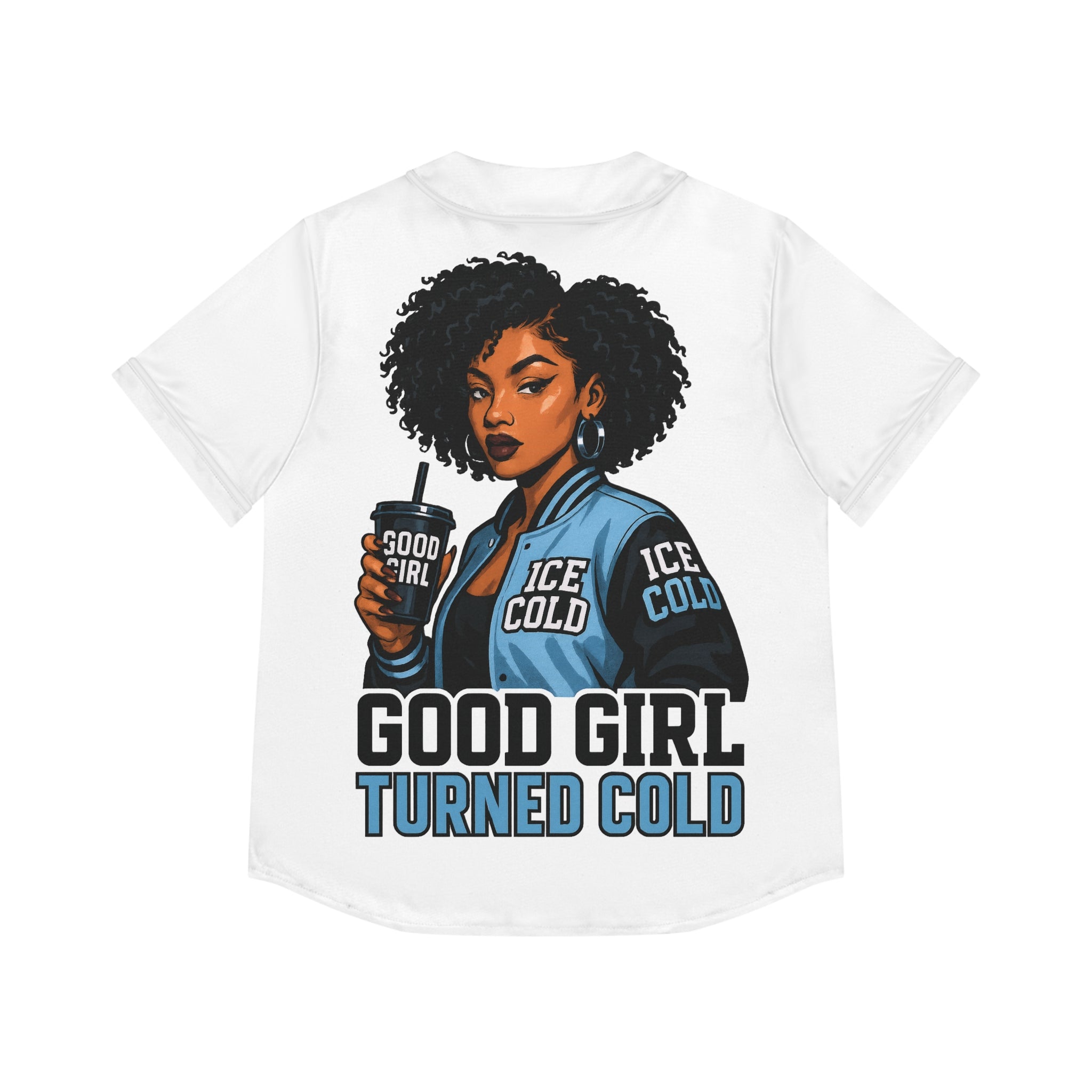 Good Girl Turned Cold- Women's Baseball Jersey: