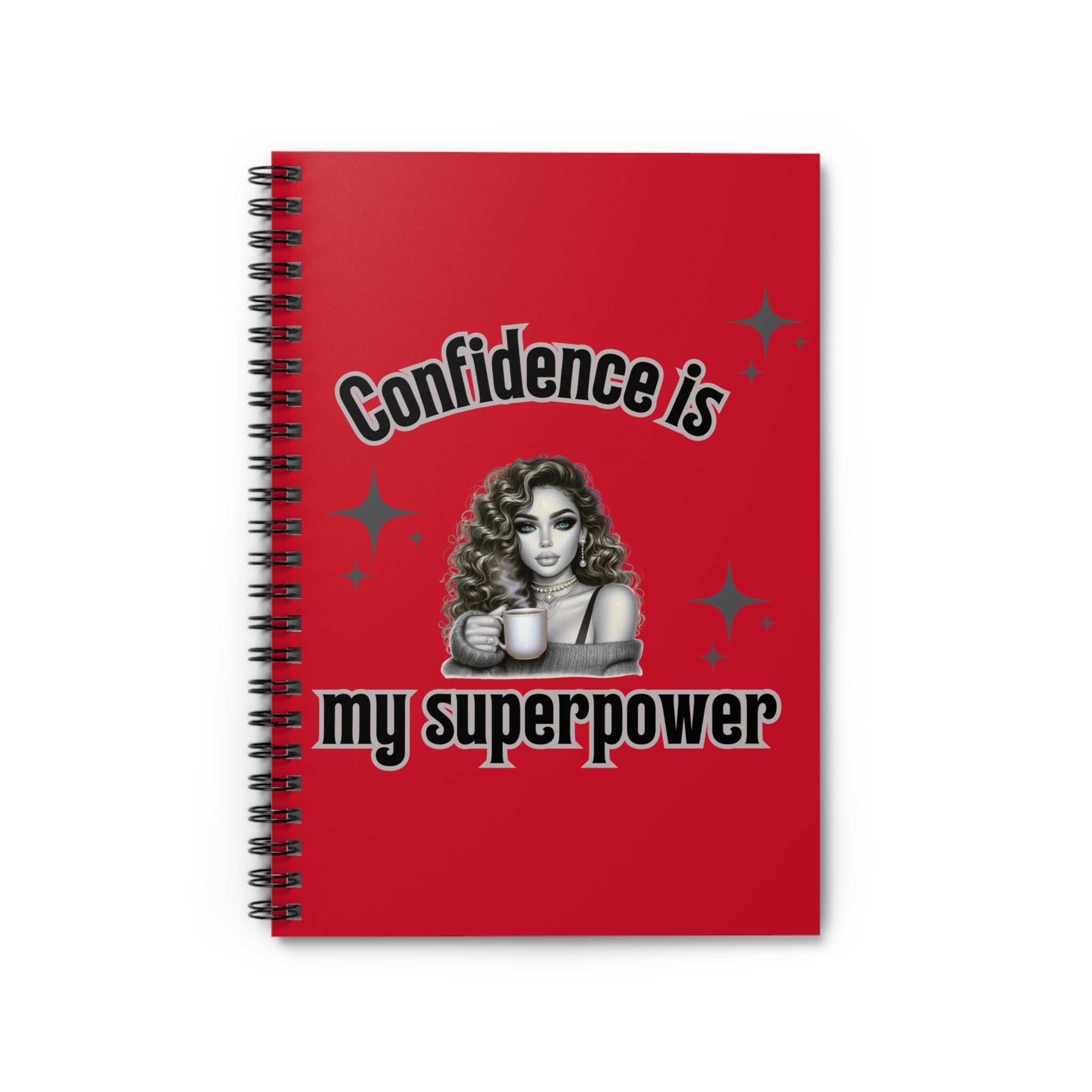 Confidence is My Superpower Spiral Notebook