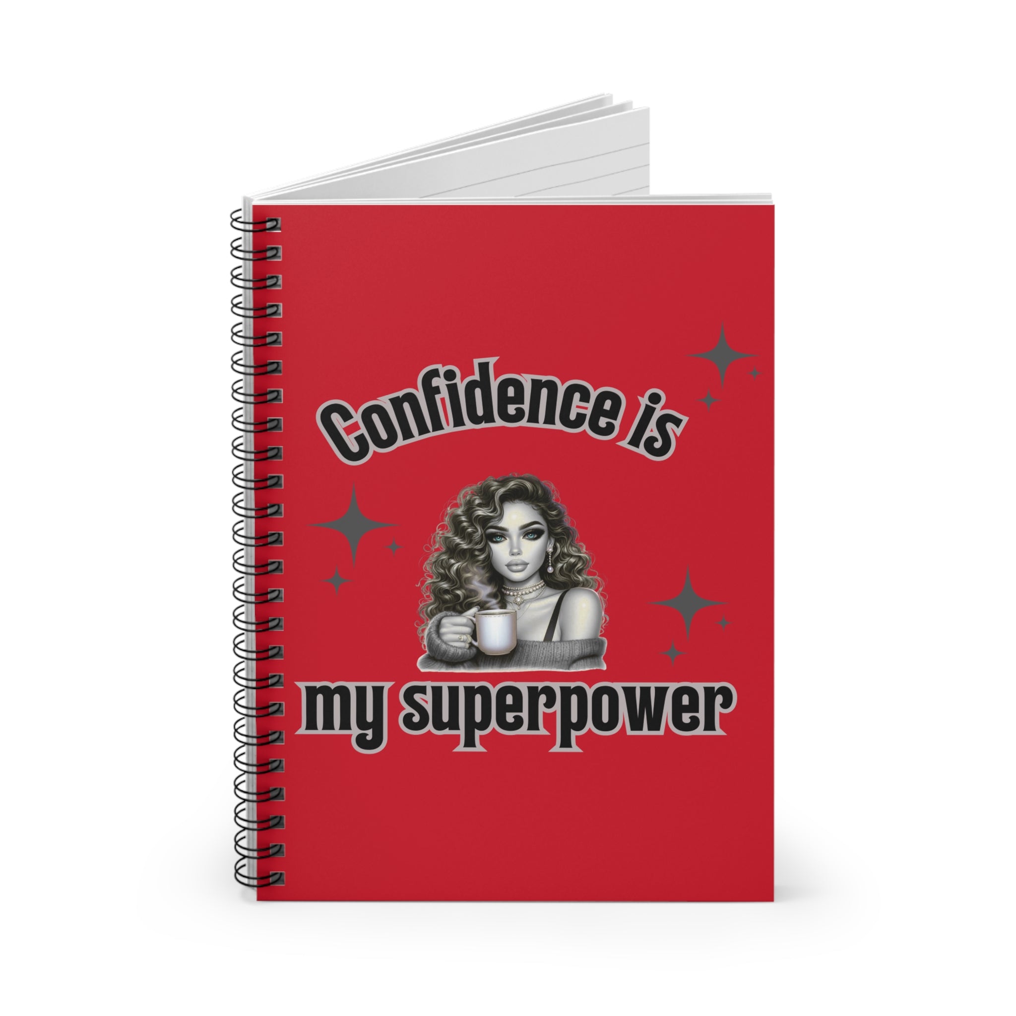 Confidence is My Superpower Spiral Notebook