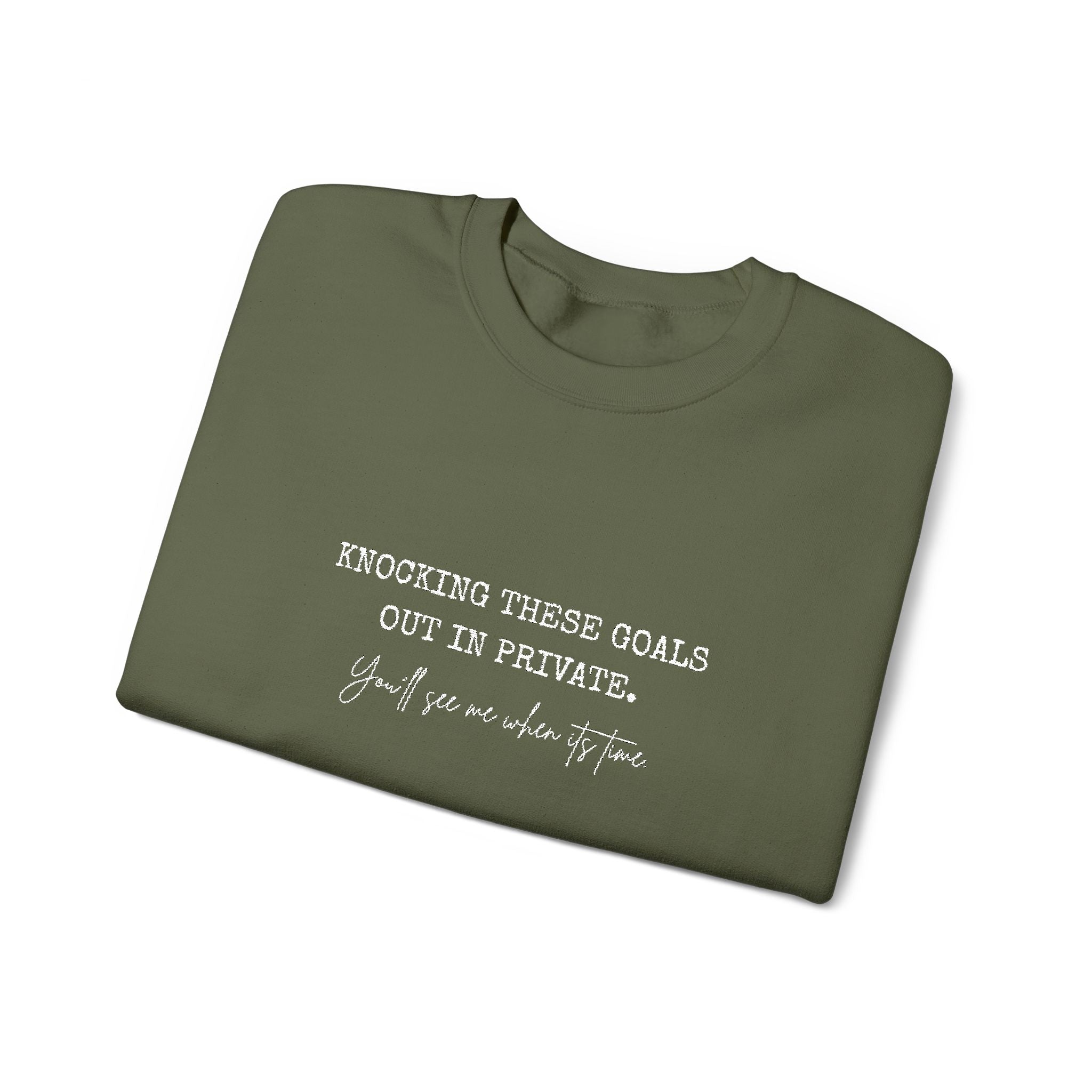Knocking Goals Out- Crewneck Sweatshirt