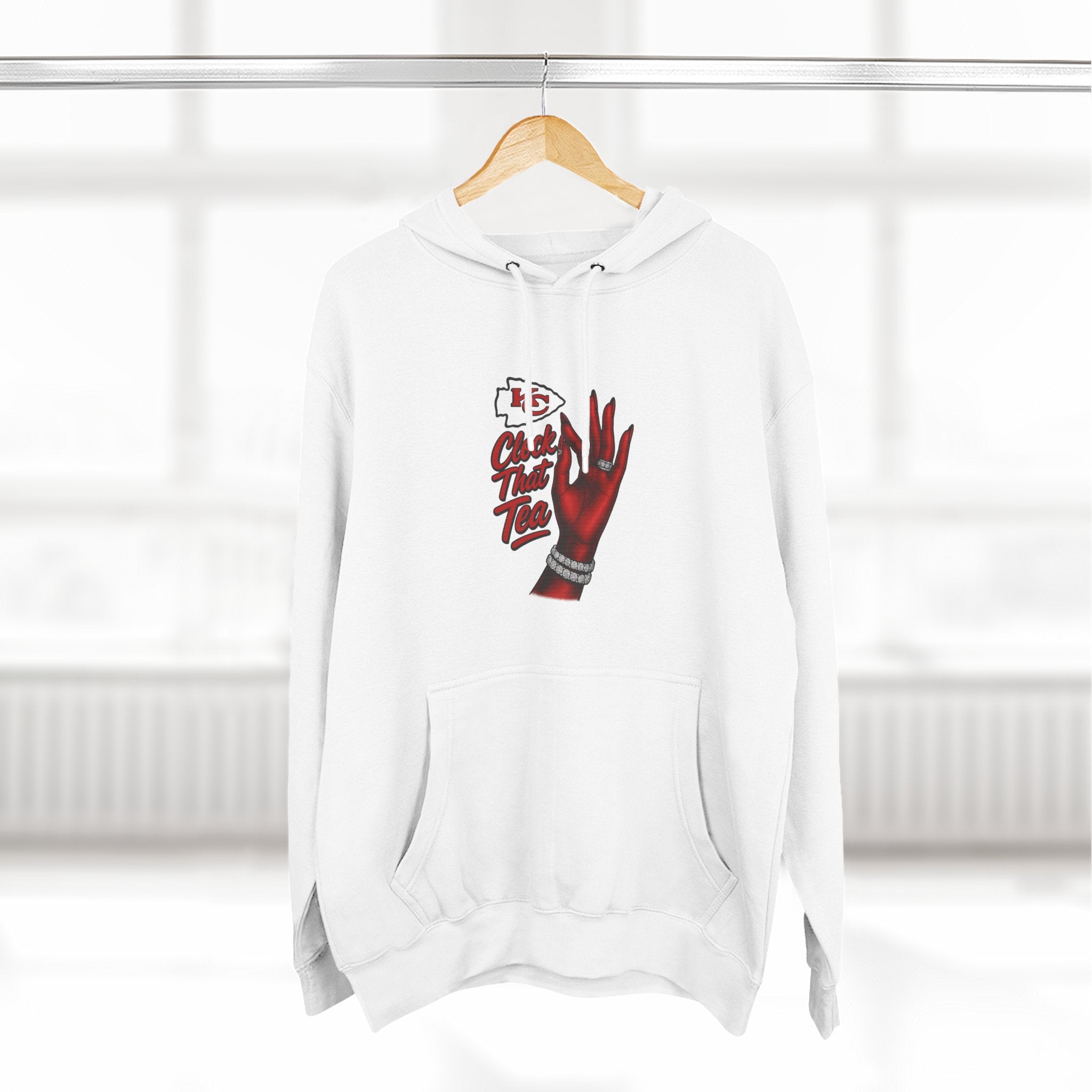 Clock That Tea Kansas City Chief -Fleece Hoodie
