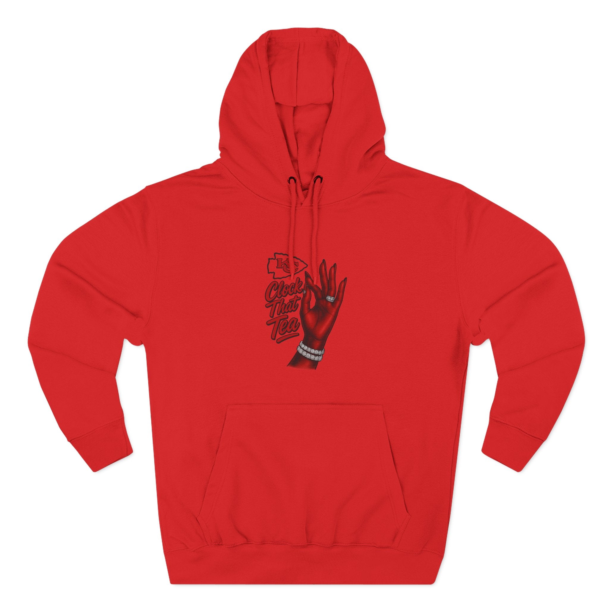 Clock That Tea Kansas City Chief -Fleece Hoodie