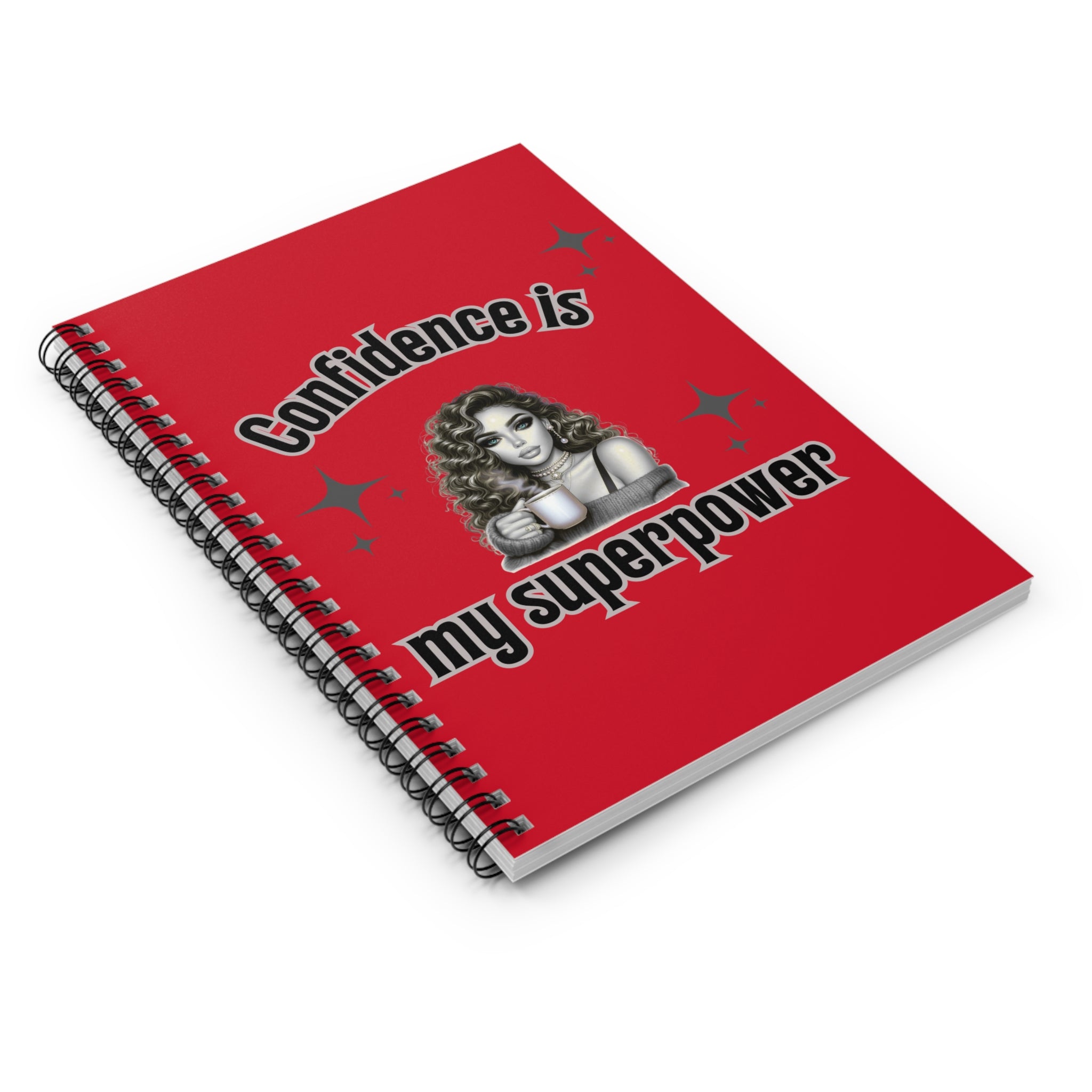Confidence is My Superpower Spiral Notebook