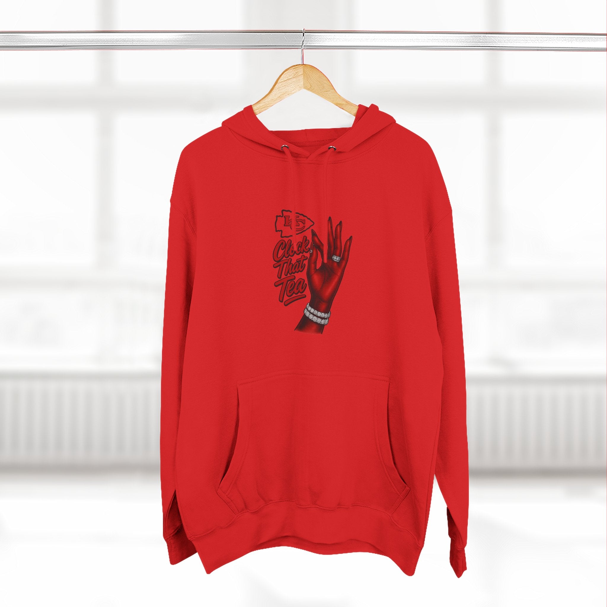Clock That Tea Kansas City Chief -Fleece Hoodie