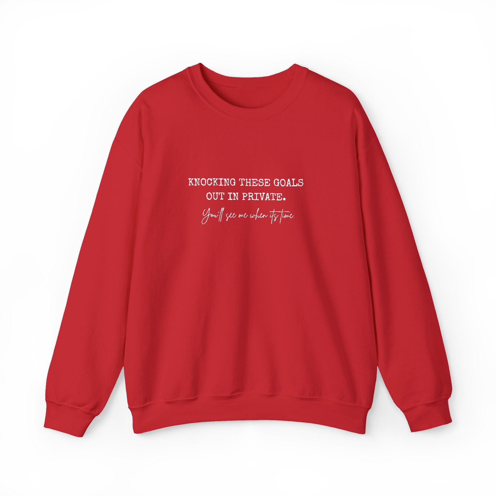 Knocking Goals Out- Crewneck Sweatshirt