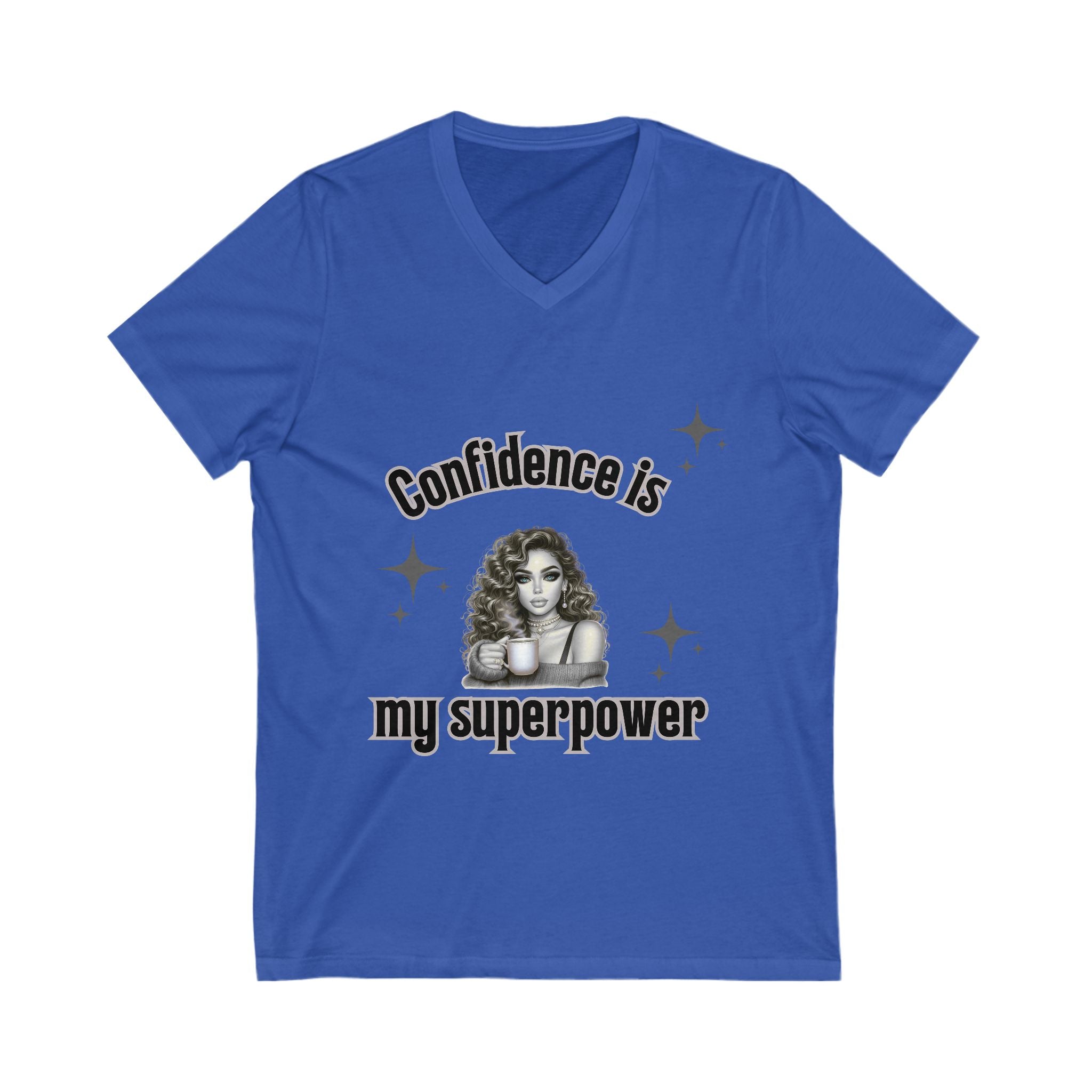 Confidence Is My Superpower V-Neck Tee