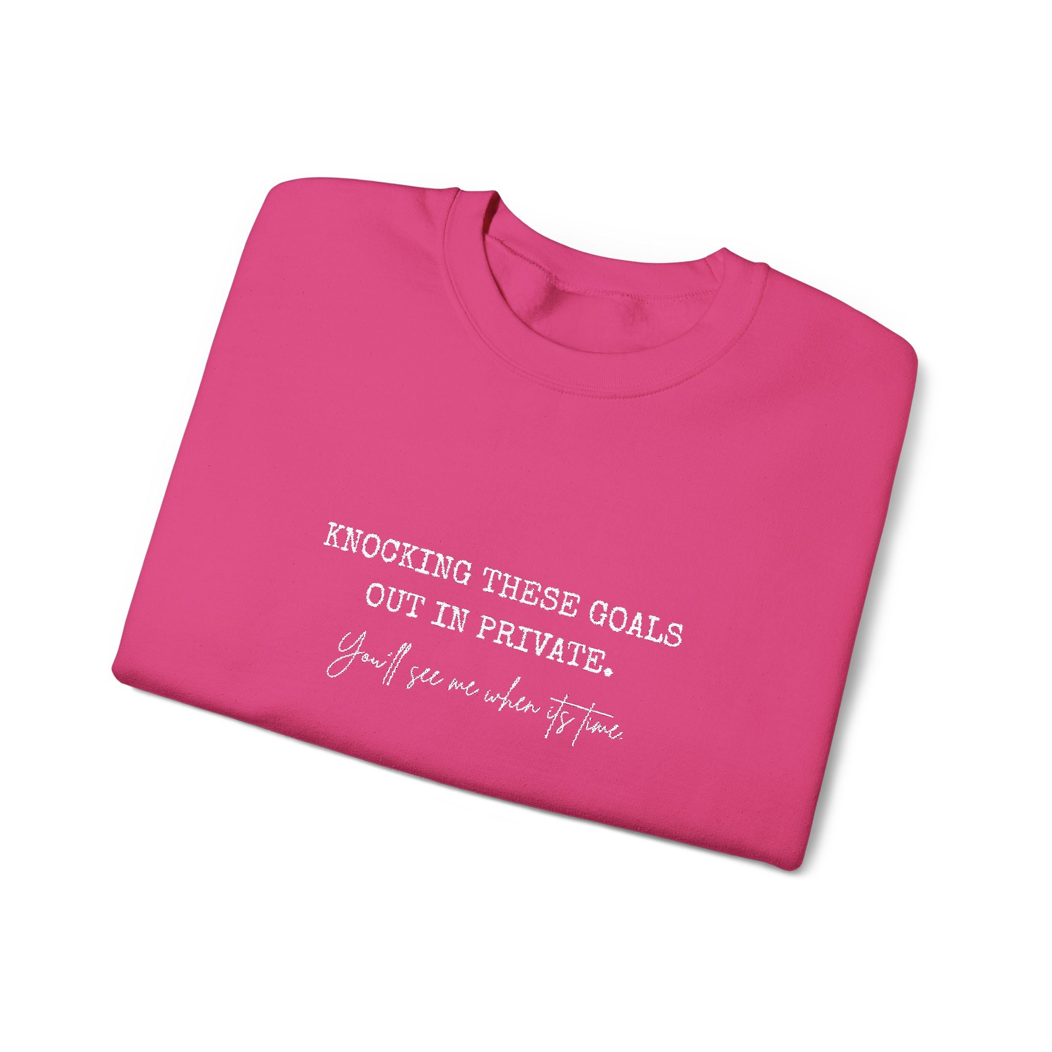 Knocking Goals Out- Crewneck Sweatshirt