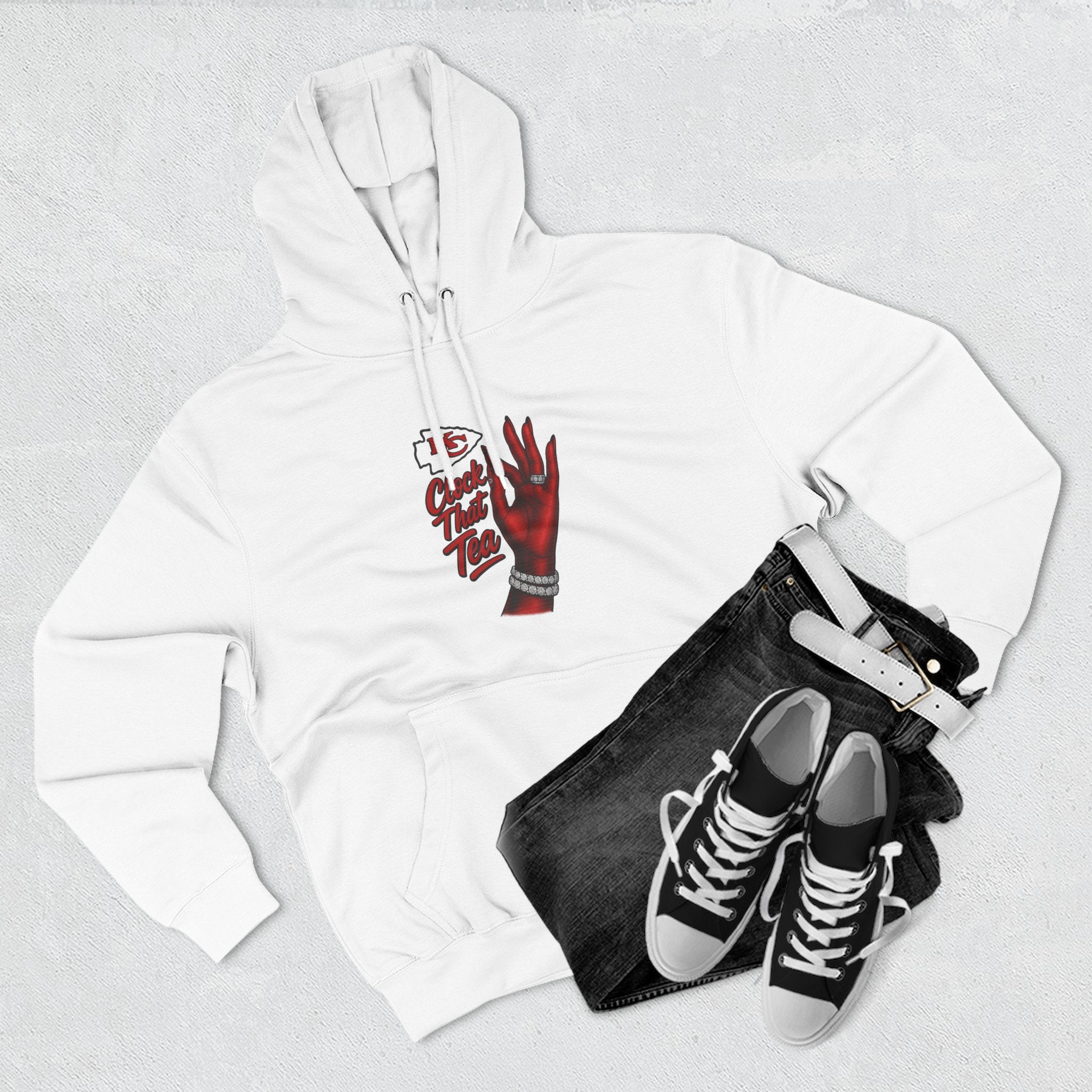Clock That Tea Kansas City Chief -Fleece Hoodie