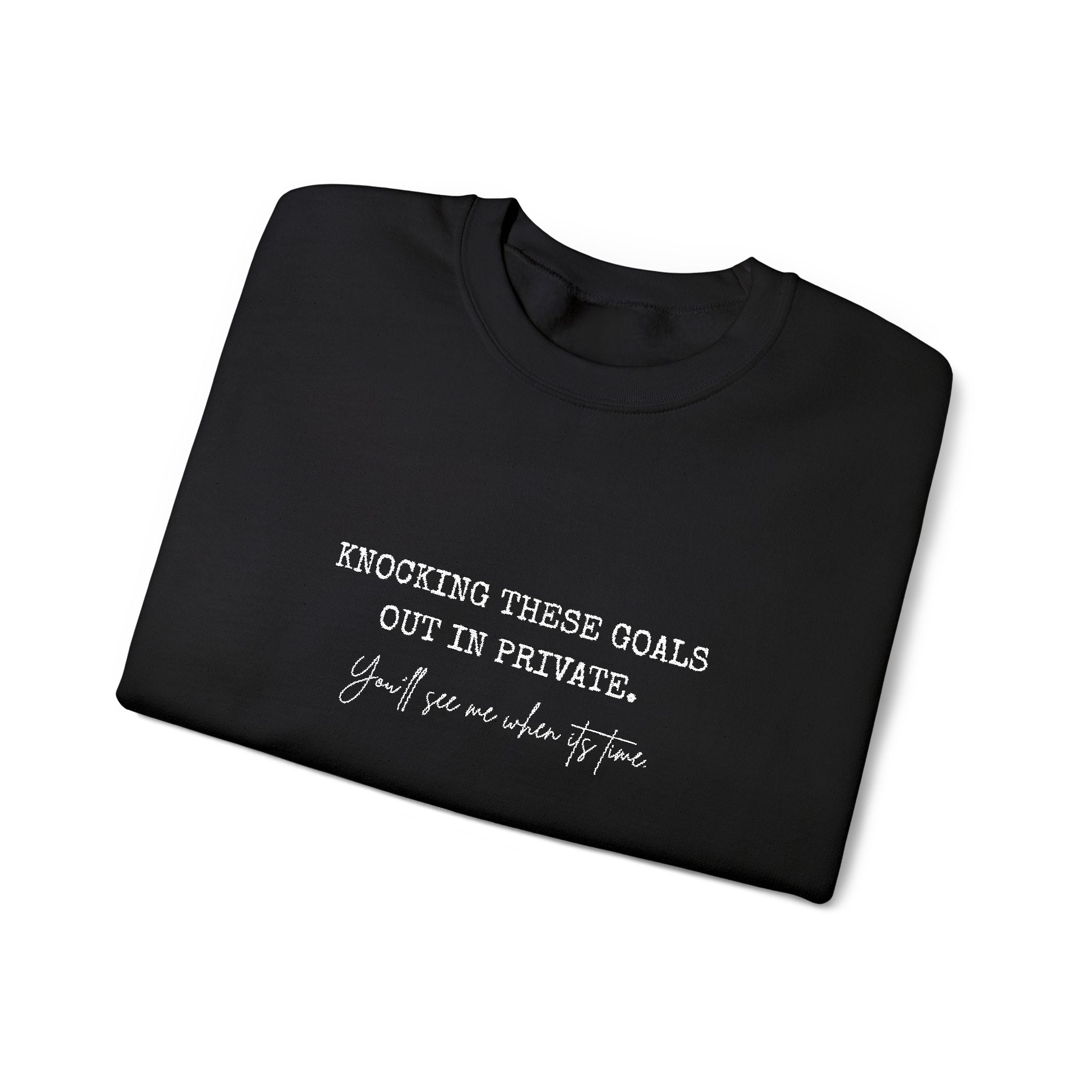 Knocking Goals Out- Crewneck Sweatshirt