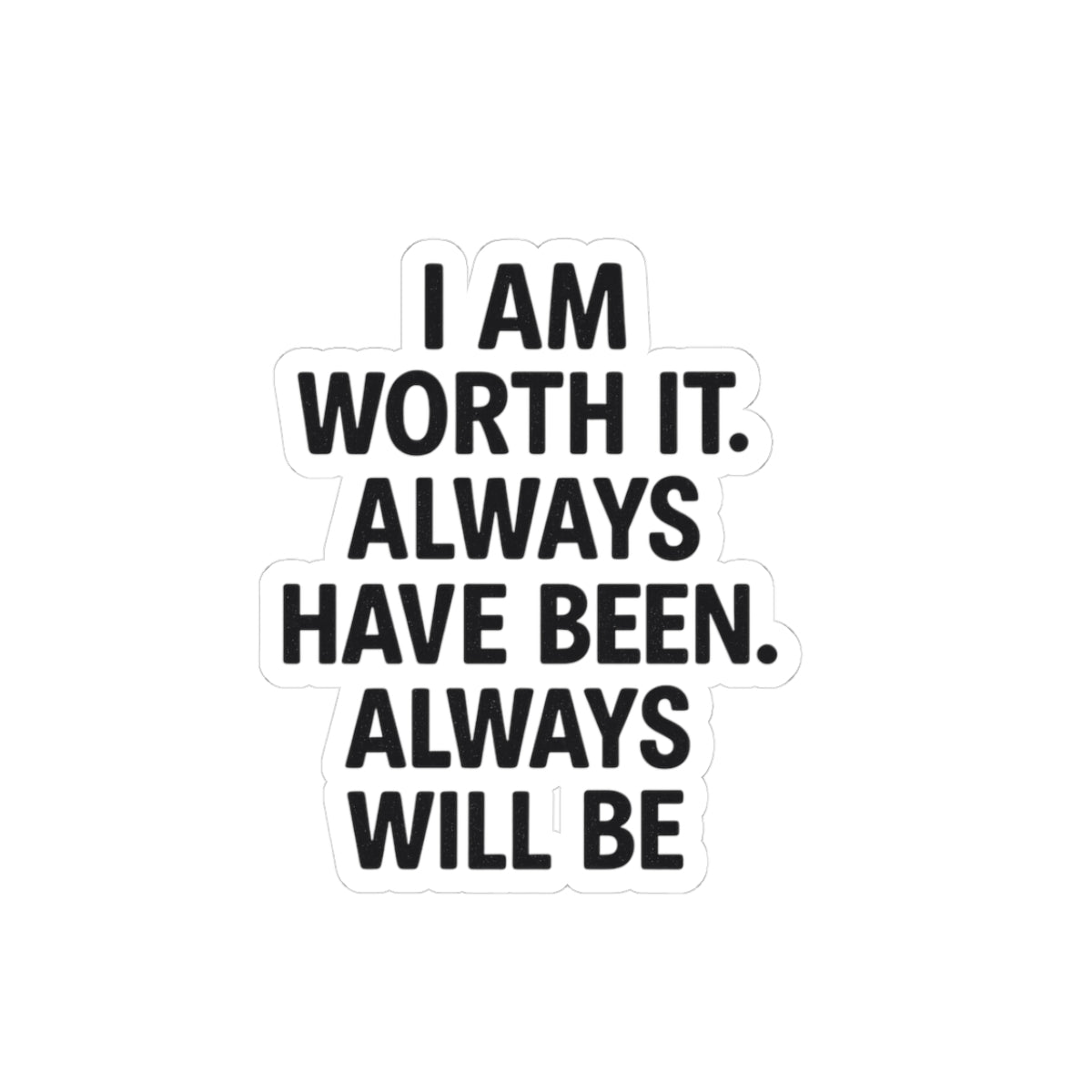 Empowering Affirmation Stickers, Motivational Vinyl Decals for Laptops, Journals, Water Bottles, Self-Love Gifts, Inspirational Stickers