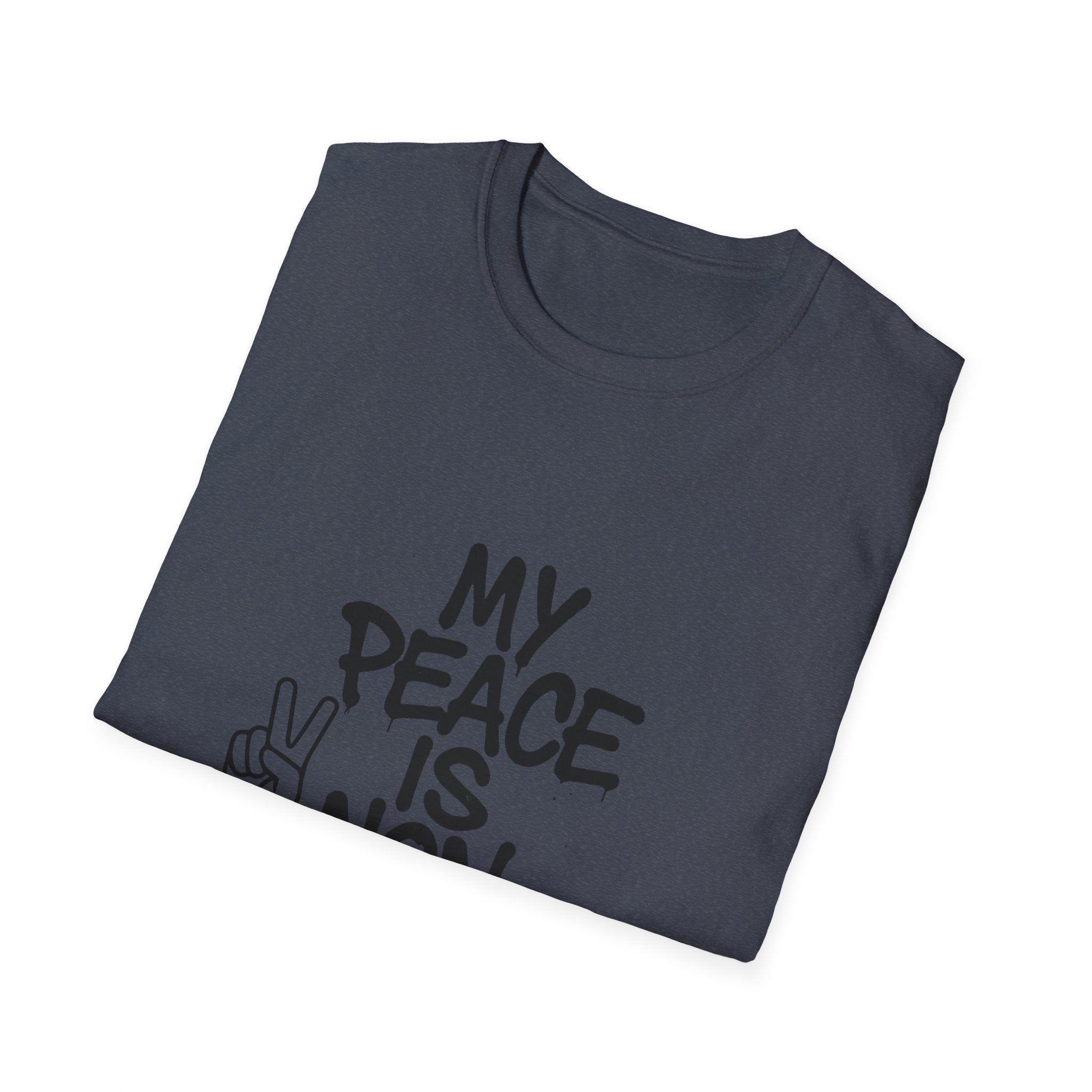 Peaceful Vibes Unisex T-Shirt - Graphic Tee, Casual Wear, Gift for Friends, Everyday Comfort, Positive Message Apparel