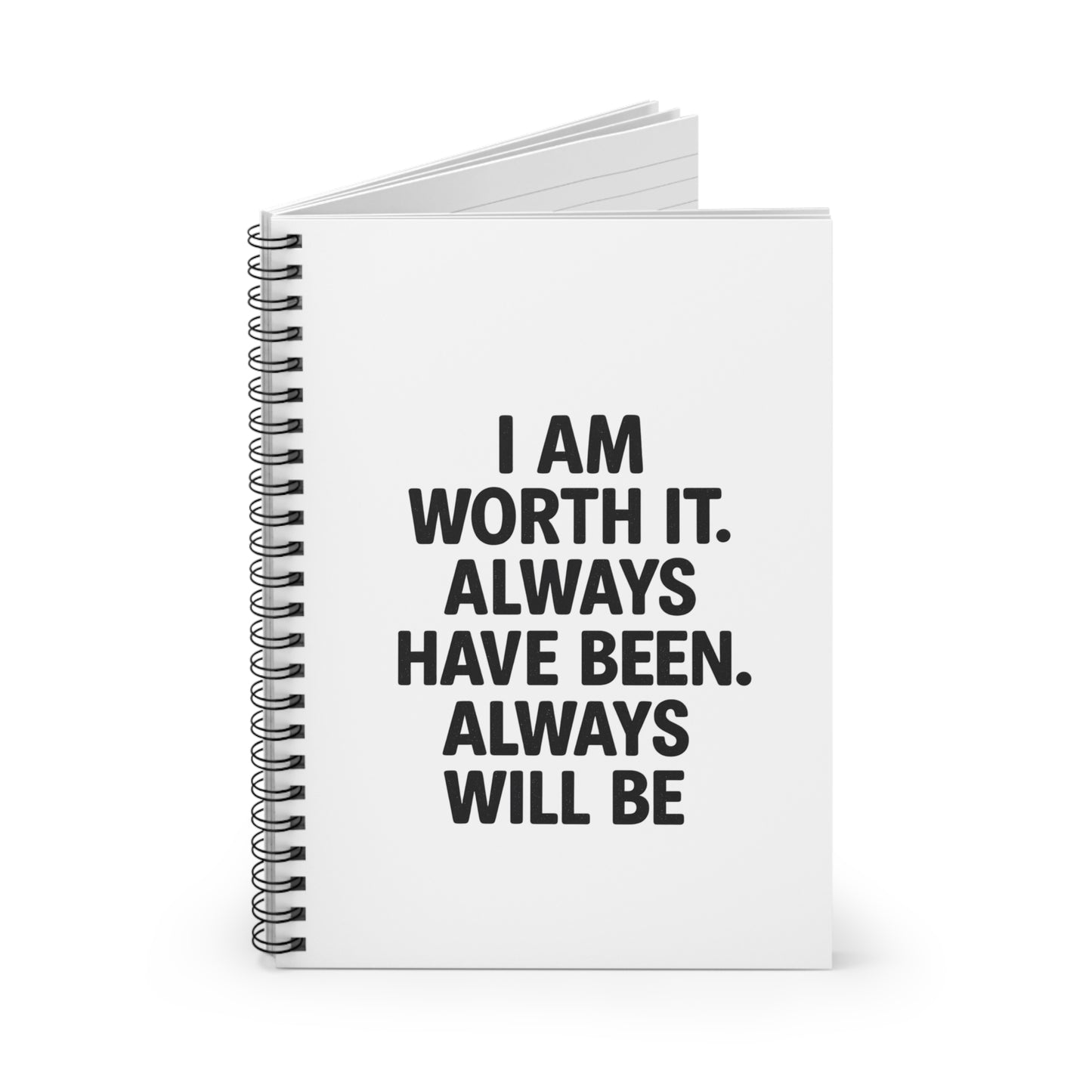 Inspirational Spiral Notebook for Self-Love