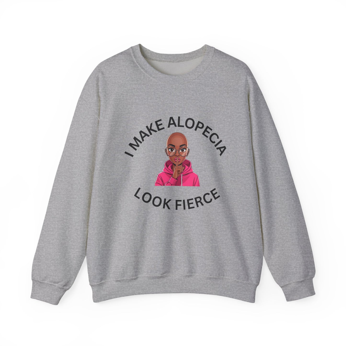 Alopecia Awareness Crewneck Sweatshirt