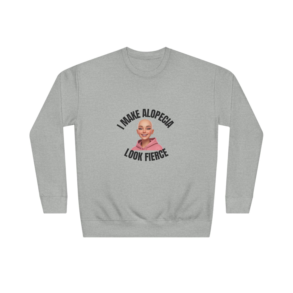 Fierce Alopecia Sweatshirt for Confidence