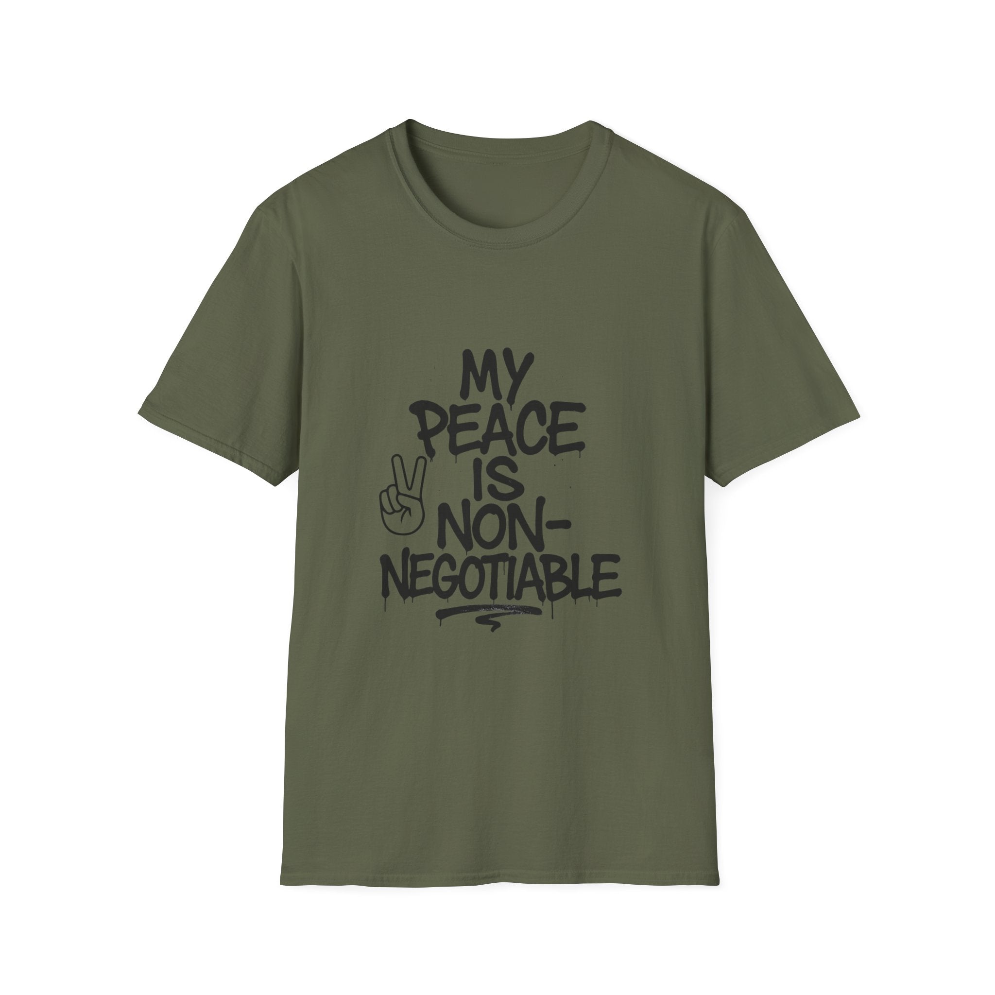 Peaceful Vibes Unisex T-Shirt - Graphic Tee, Casual Wear, Gift for Friends, Everyday Comfort, Positive Message Apparel