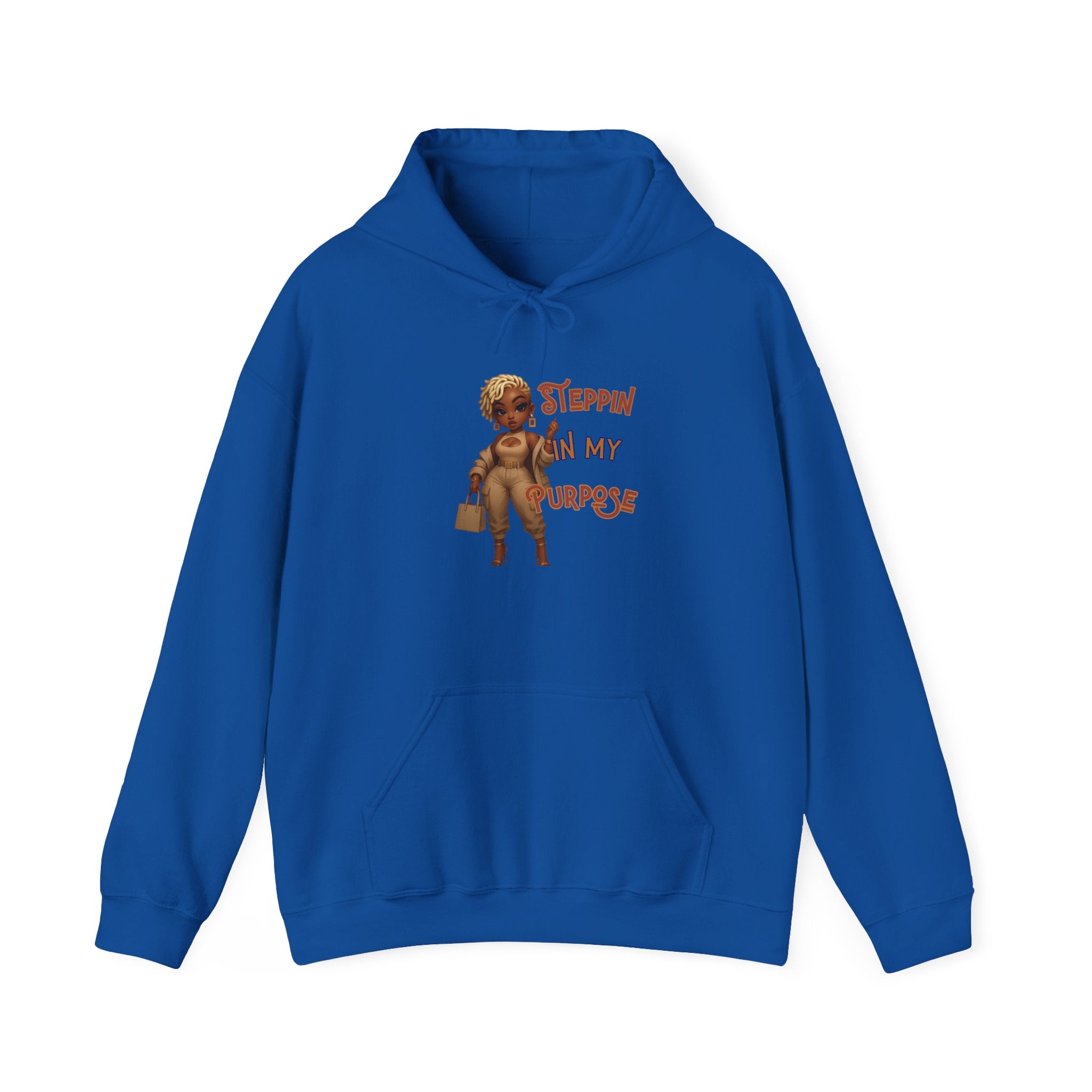 Empowering Hoodie - Steppin' In My Purpose, Motivational Gift, Cozy Sweatshirt, Bougie Apparel, Birthday Gift
