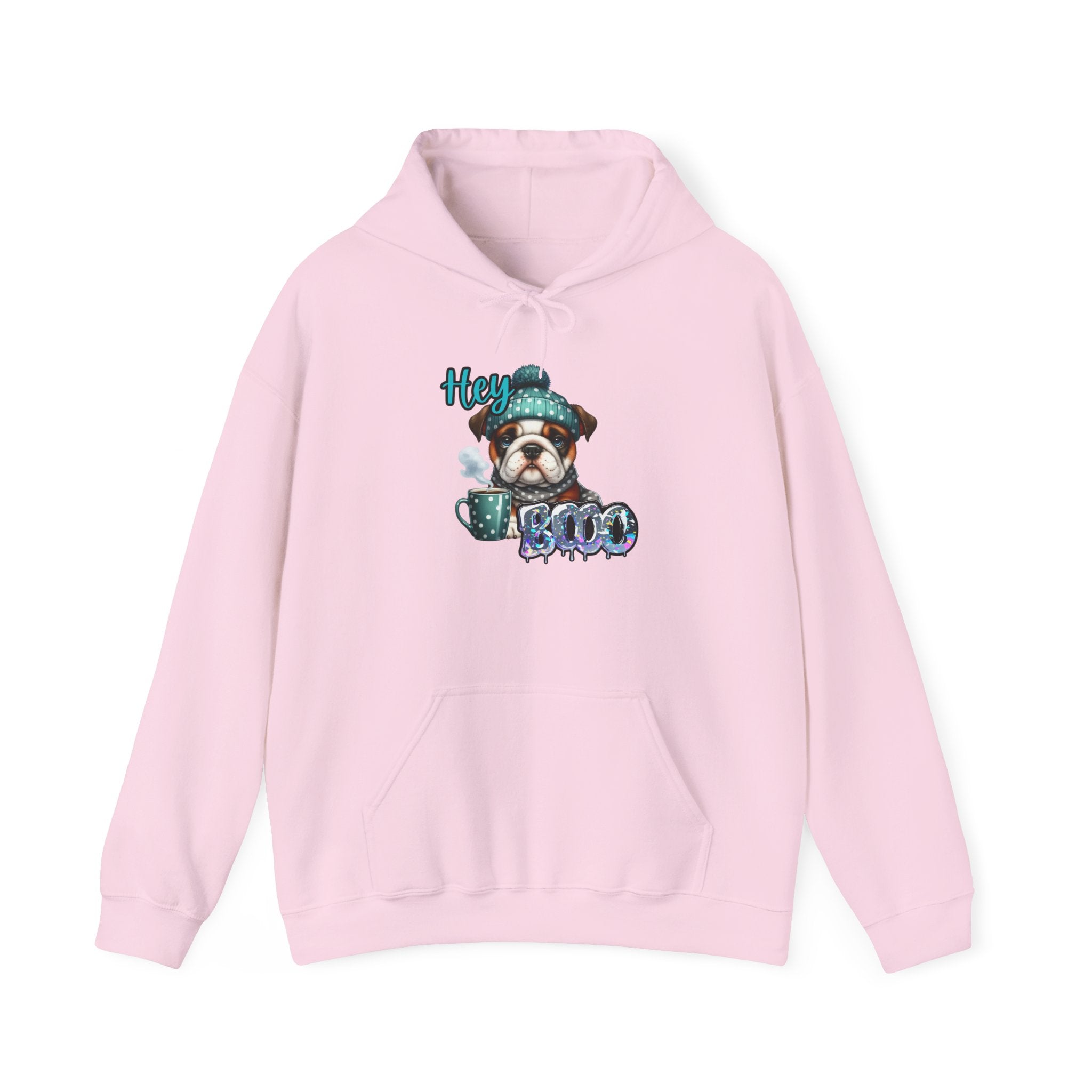 HEY BOO - Halloween Cute Dog Graphic Hoodie