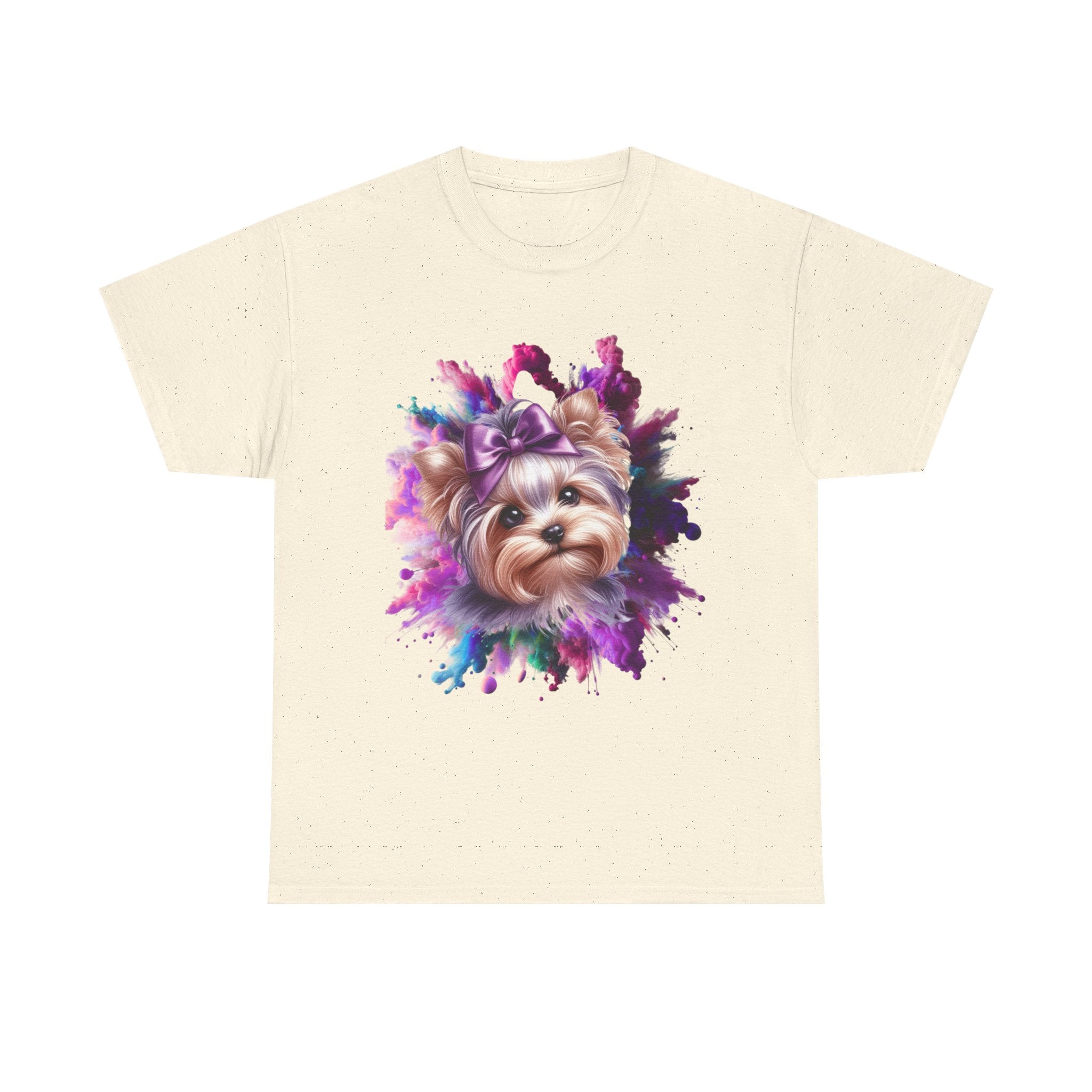 Cute Dog Painting Unisex Tee, Pet Lover T-Shirt, Animal Art Shirt, Dog Mom Gift, Colorful Animal Tee, Cute Pet Apparel