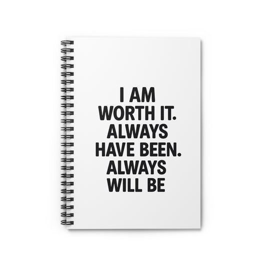 Inspirational Spiral Notebook for Self-Love