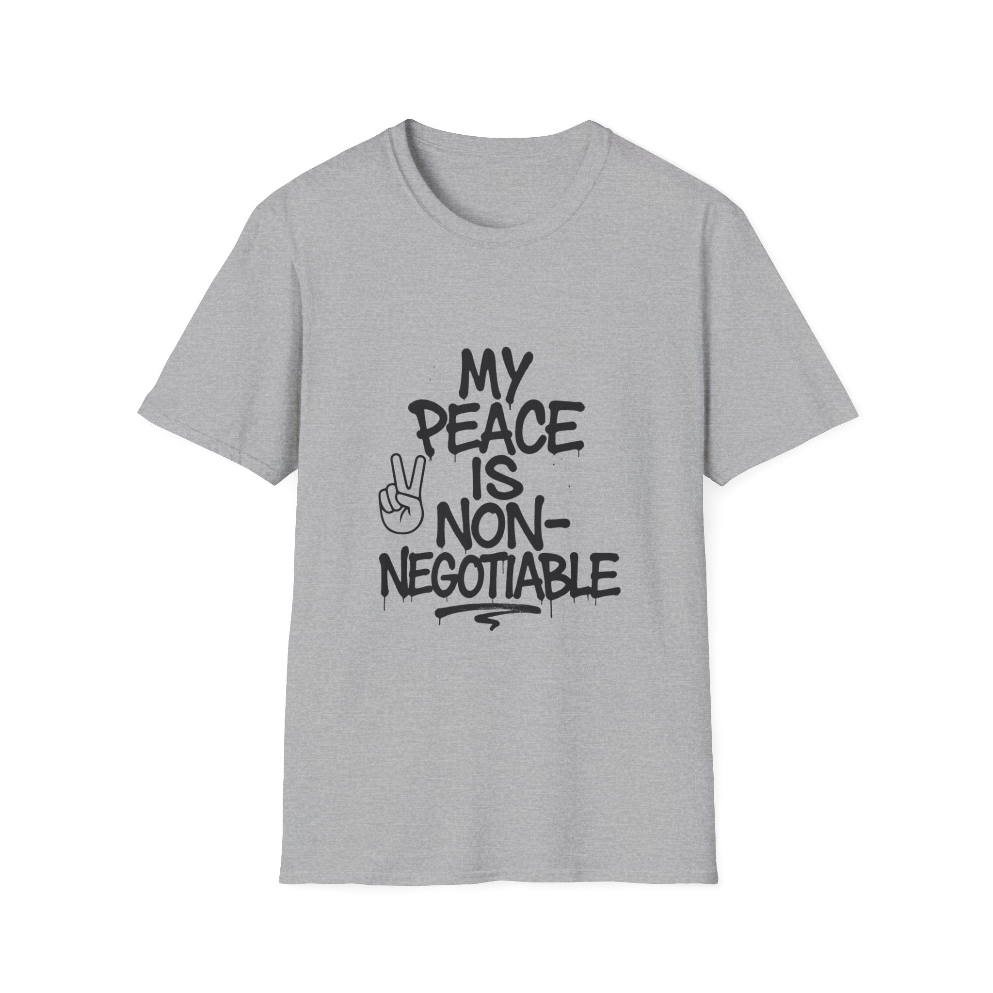 Peaceful Vibes Unisex T-Shirt - Graphic Tee, Casual Wear, Gift for Friends, Everyday Comfort, Positive Message Apparel