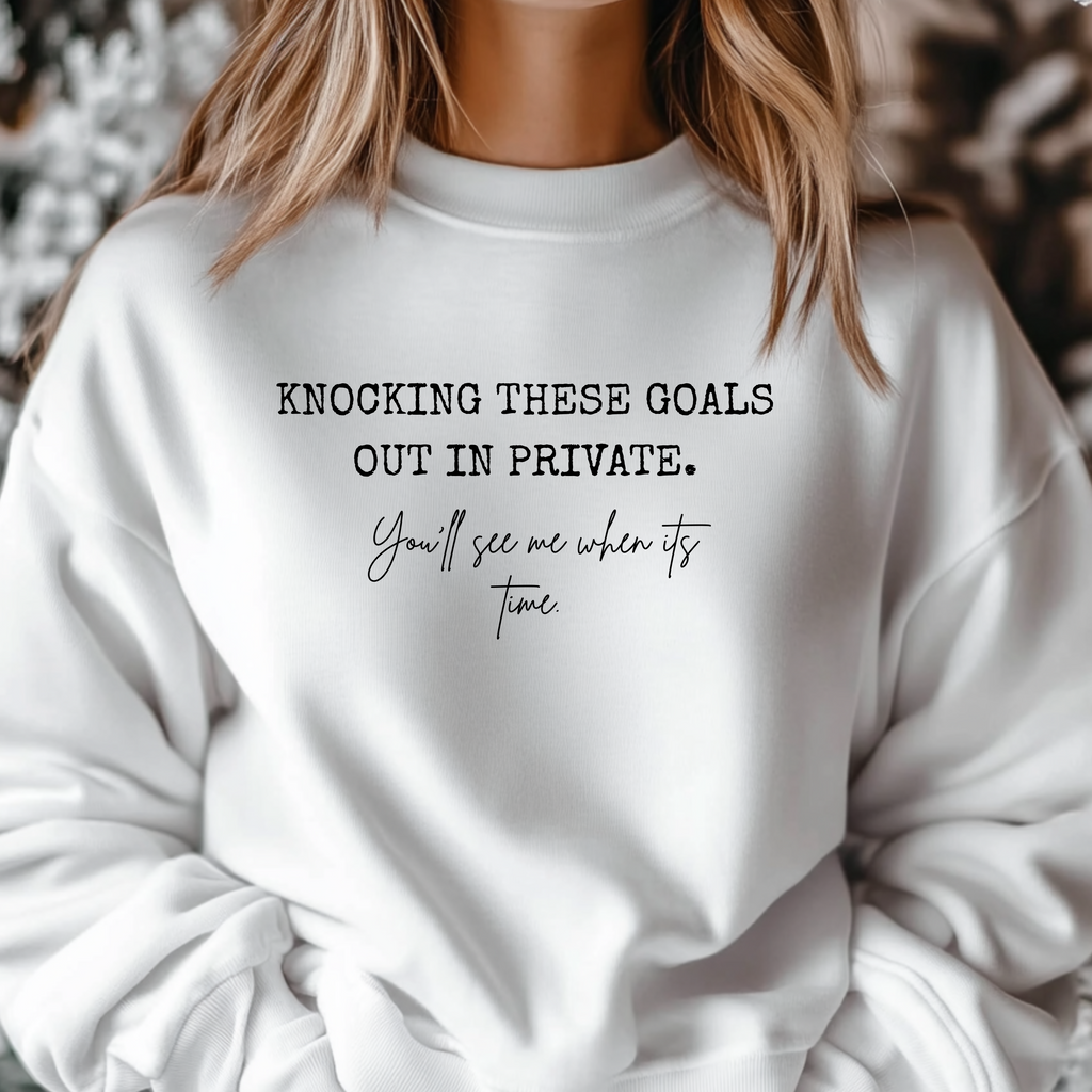Knocking Goals Out Sweatshirt